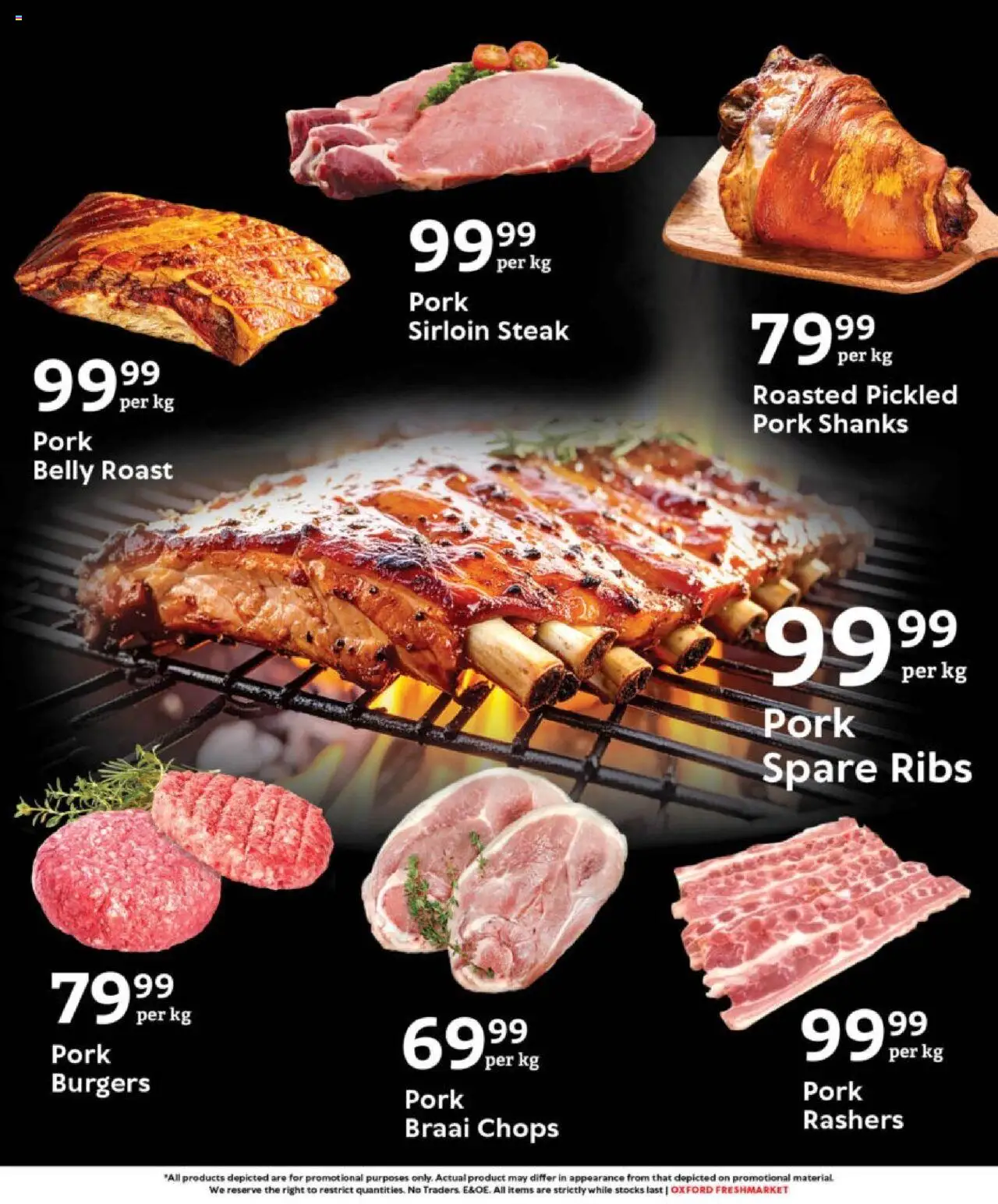 Oxford Freshmarket Specials │ valid from 27.08.2025 | Page: 5 | Products: Steak, Ribs, Pork, Burgers
