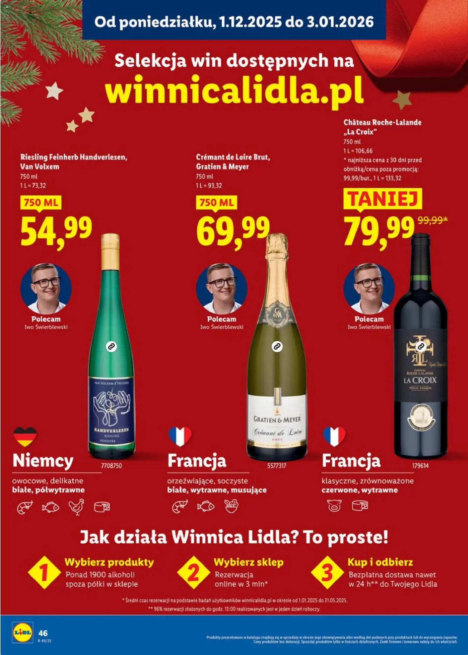 Lidl Katalog alkoholi mocnych i win od 01.12.2025 | Strona: 46