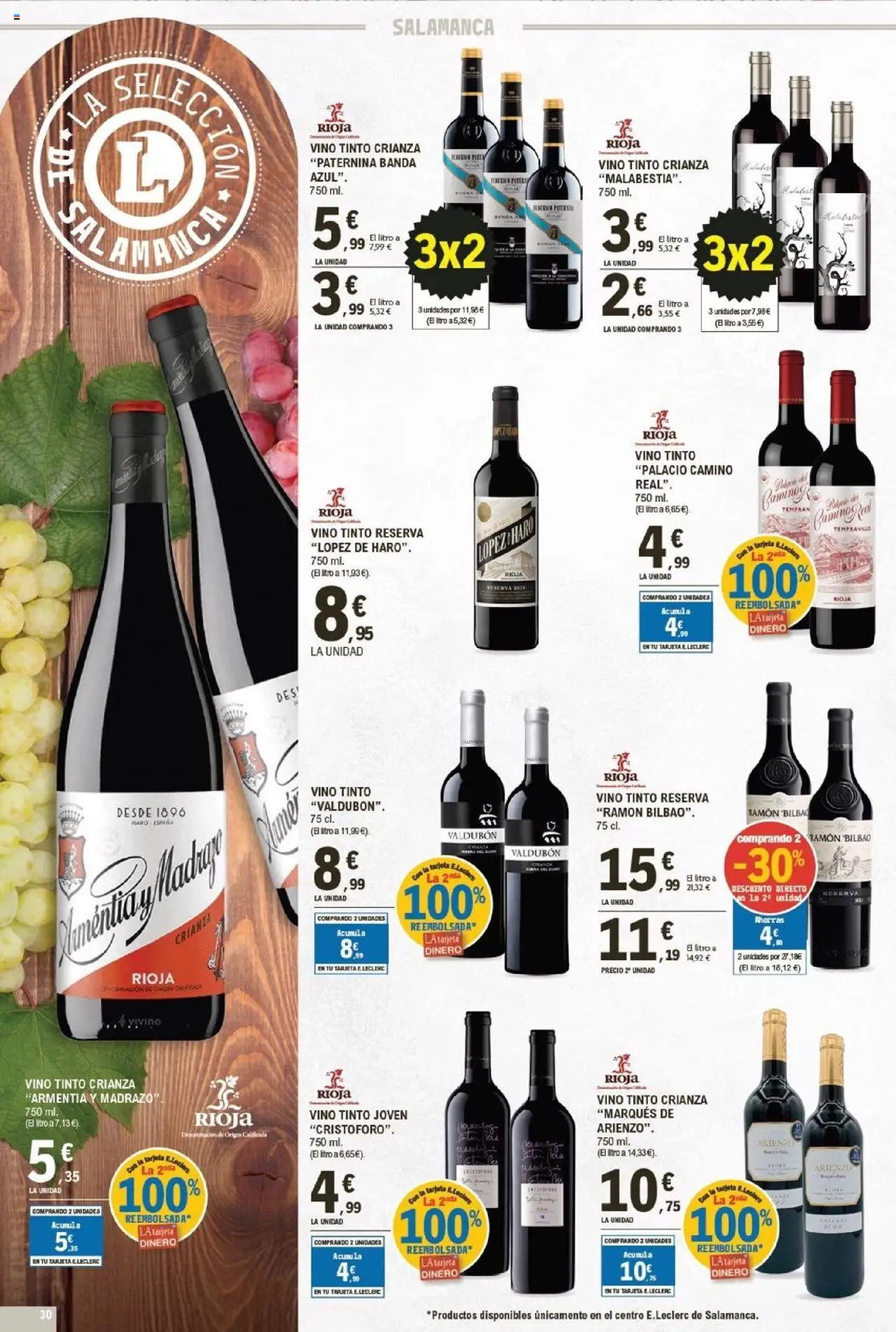 E.Leclerc folleto │ válido desde el 24.09.2025 | Página: 30 | Productos: Vino