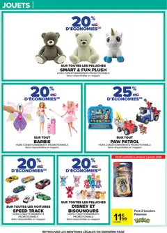 Carrefour - Prévisualisation de Carrefour Nos promos et doublez vos euros cagnottés valide à partir de 29.12.2025 | Page: 74 | Produits: Jouets