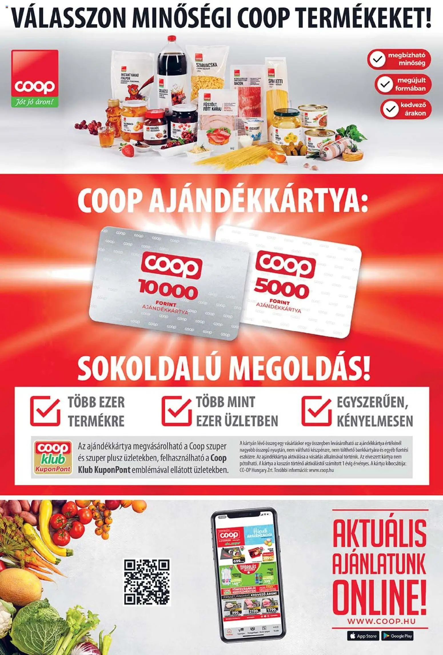 COOP akciós ujság - amely érvényes a következő dátumtól: 19.03.2026 | Oldal: 10 | Termékek: Szeletelt bacon, Bacon, Joghurt, Italpor