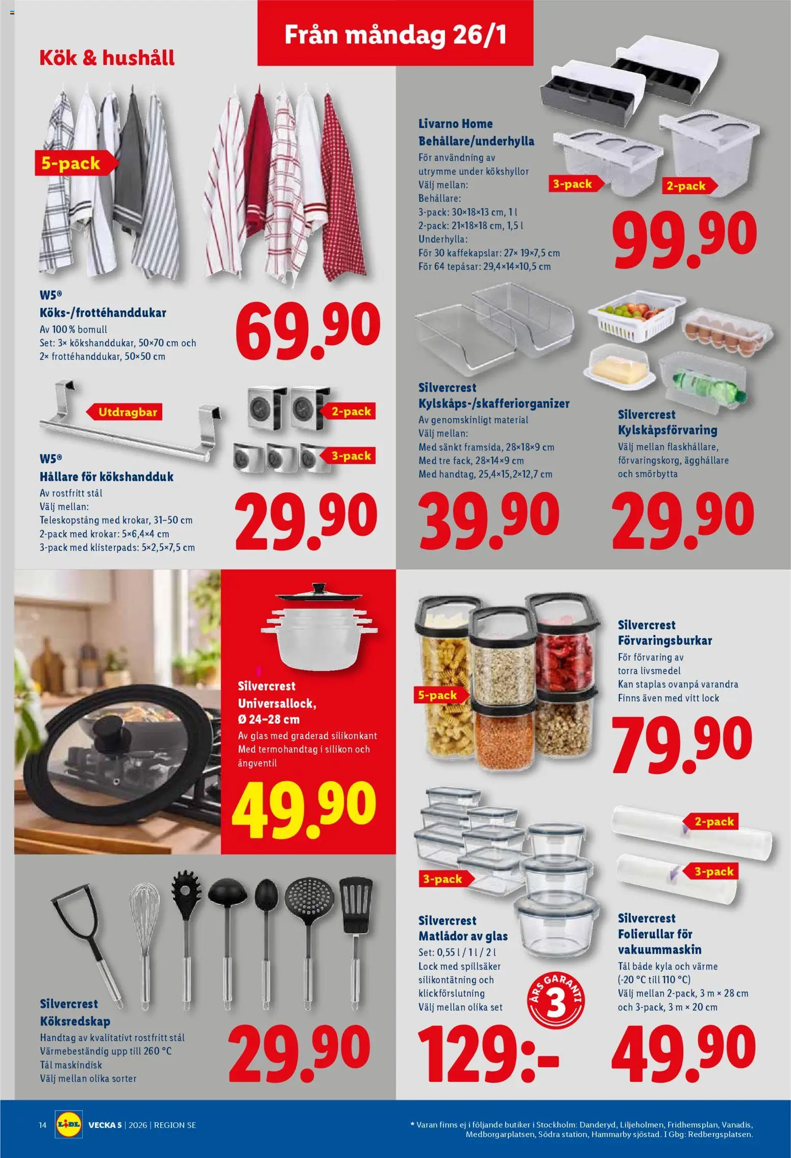 Lidl reklamblad aktuell från 26.01.2026 | Sida: 16 | Produkter: Kaffekapslar, Set, Vakuummaskin