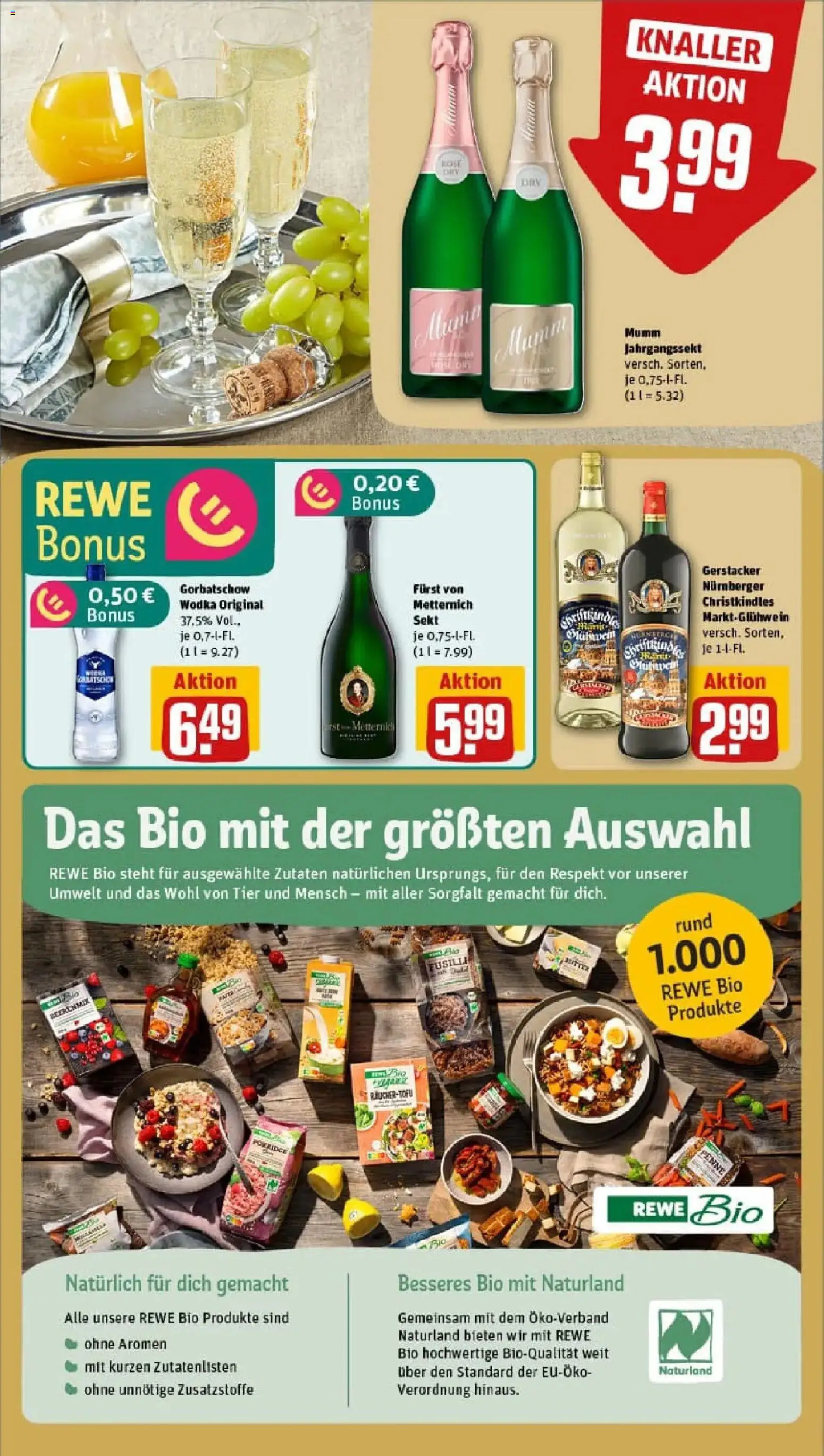 Rewe prospekt Göttingen / Geismar	 – gültig ab 17.11.2025 | Seite: 19 | Produkte: Furst von metternich, Sekt, Vodka, Wodka