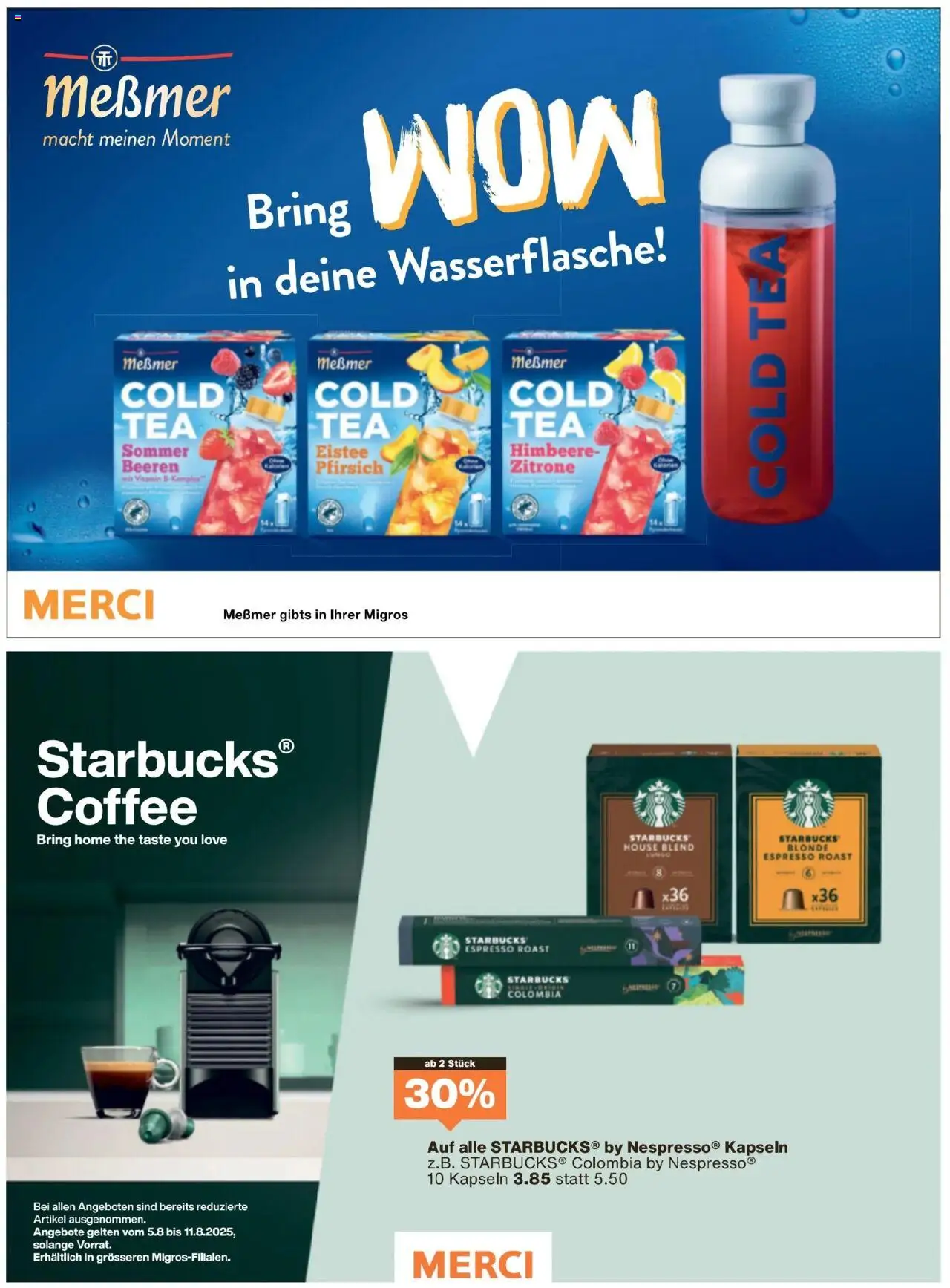 Migros - Magazin ab 05.08.2025 | Seite: 46 | Produkte: Himbeere, Pfirsich, Zitrone