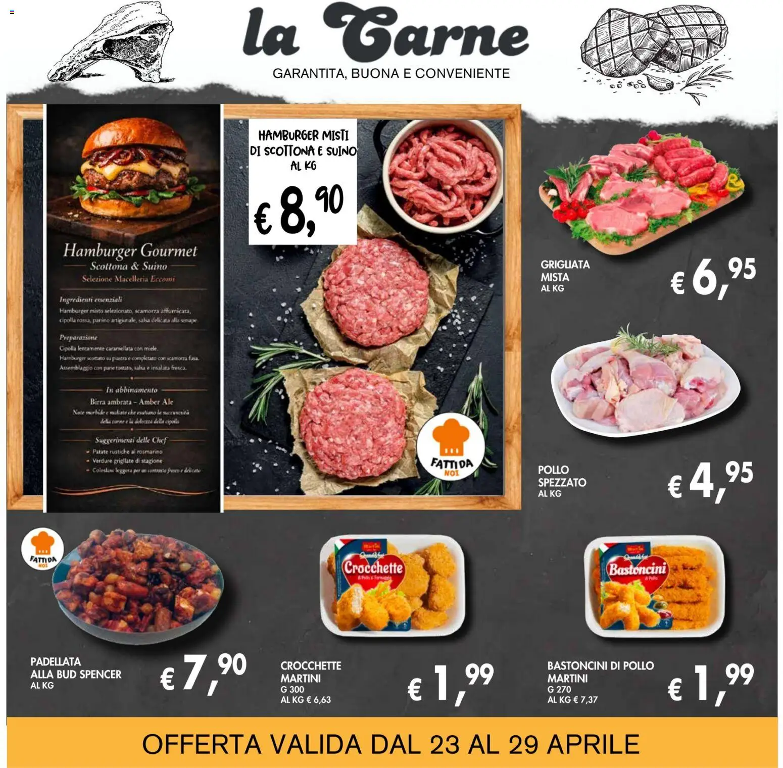 Volantino Coal del 23.04.2026 | Pagina: 4 | Prodotti: Rosmarino, Insalata, Patate, Suino