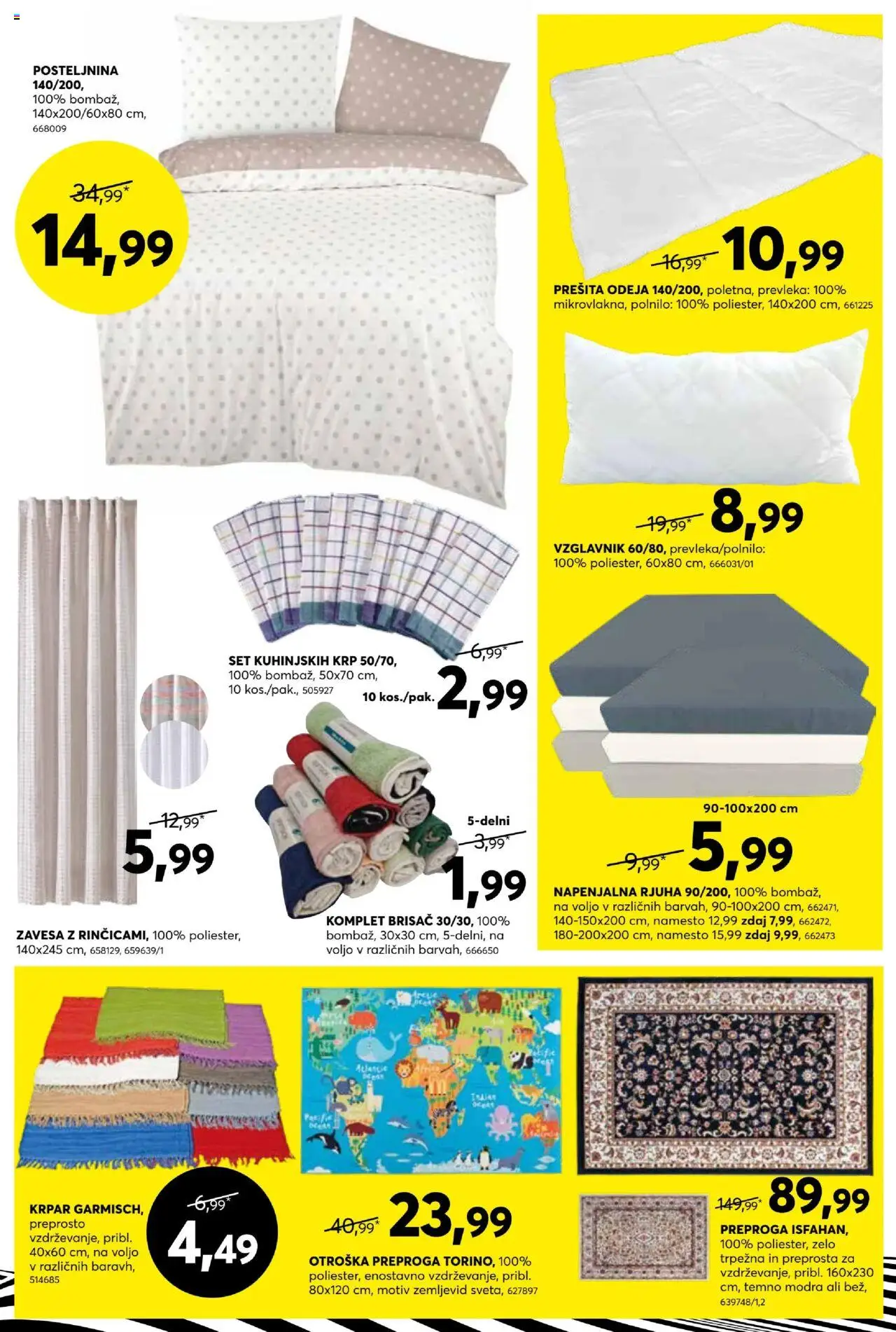 Dipo katalog │ velja od 20.08.2025 | Stran: 15 | Izdelki: Vzglavnik, Odeja, Posteljnina, Preproga