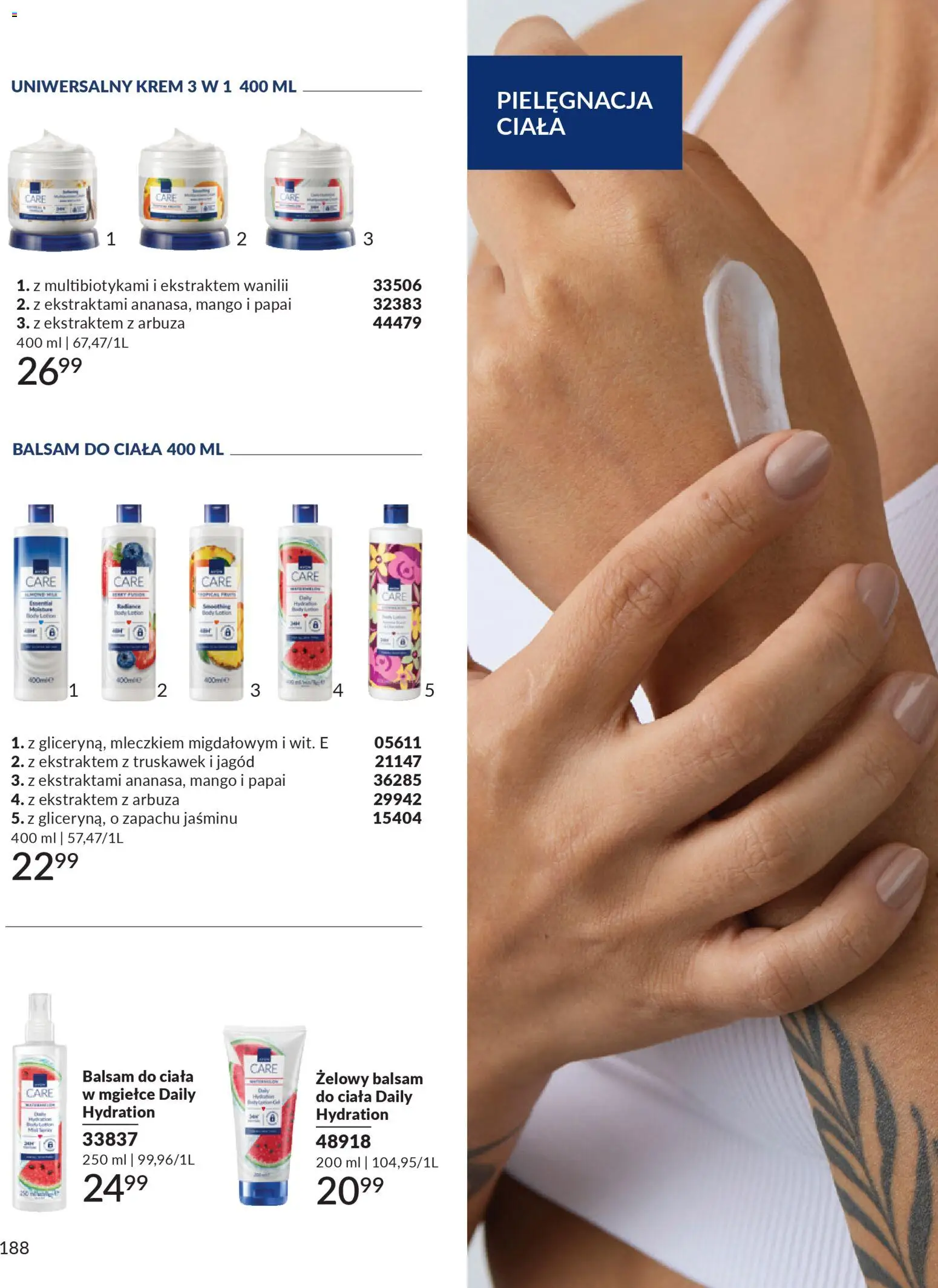 Avon Katalog 1 2026 od 01.01.2026 | Strona: 187 | Produkty: Mango, Body, Krem, Lotion