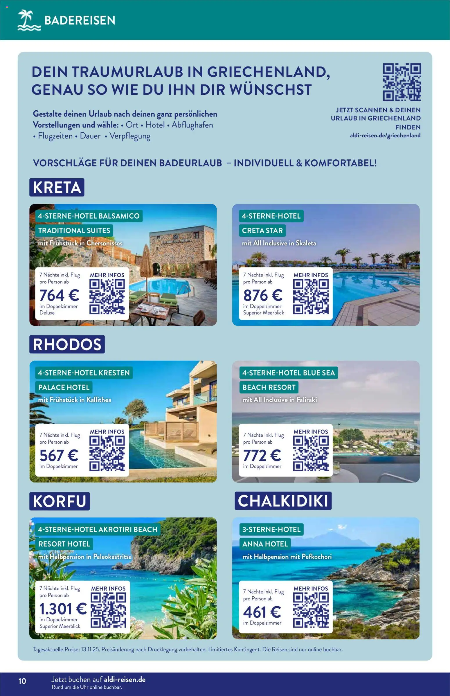 Aldi Reisen  Reisemagazin – gültig ab 01.12.2025 | Seite: 10