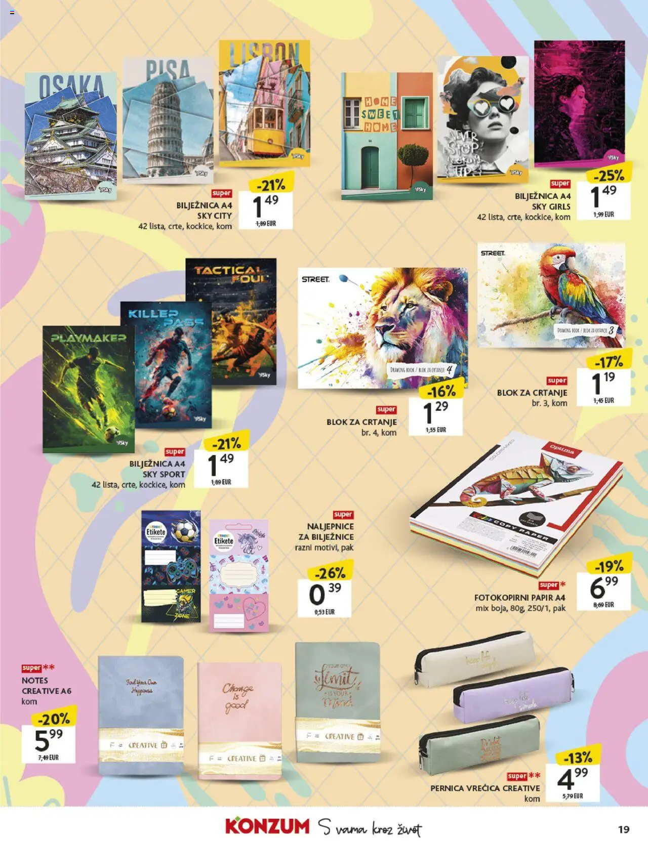 Konzum HR akciós ujság - amely érvényes a következő dátumtól: 18.08.2025 | Oldal: 19