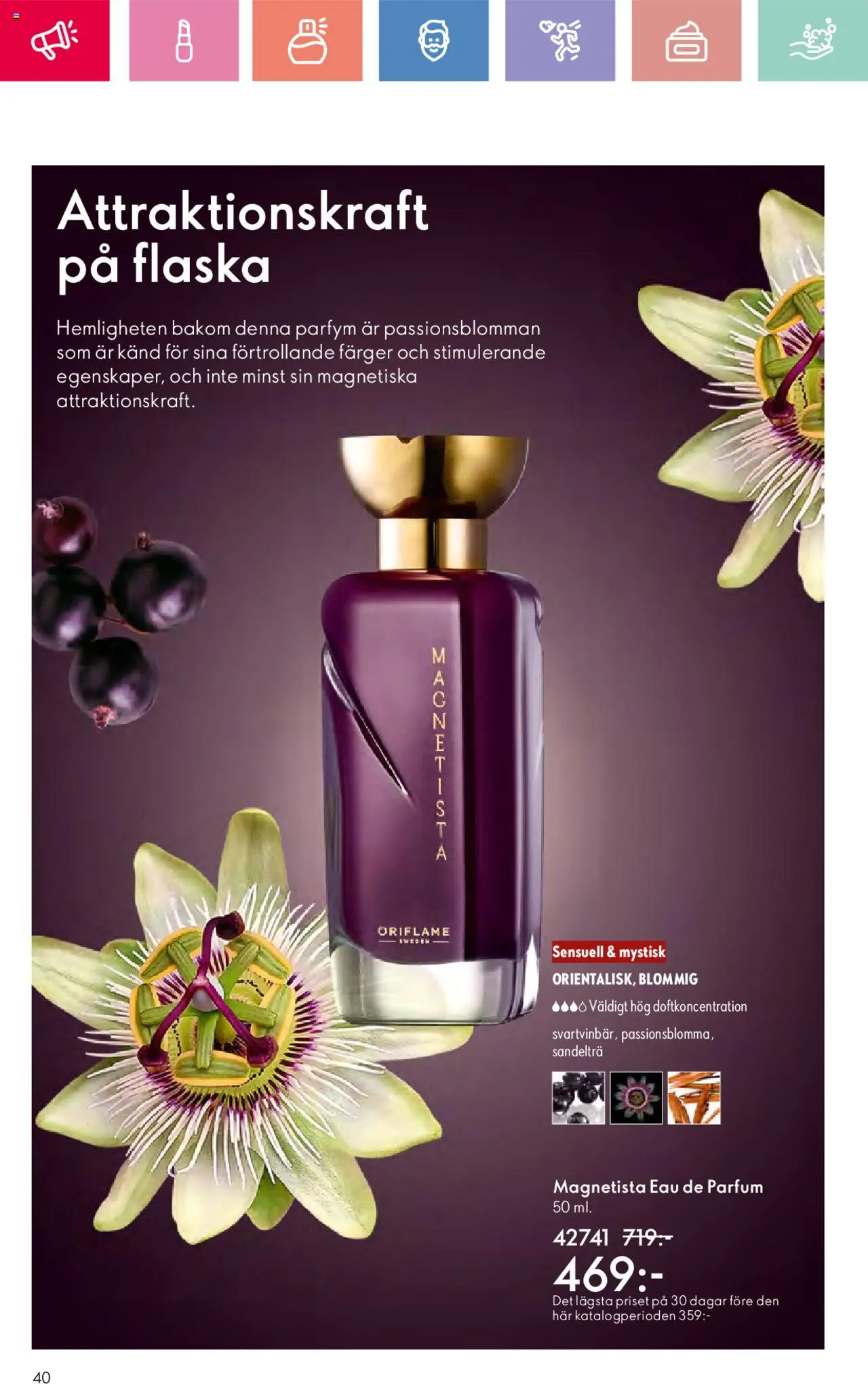 Oriflame reklamblad aktuell från 03.08.2025 | Sida: 40 | Produkter: Parfym