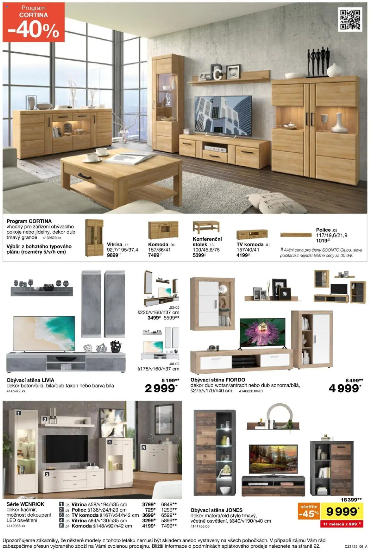 Sconto nábytek leták od 27.08.2025 | Strana: 6 | Produkty: Tv, Komoda, Modely, Stolek
