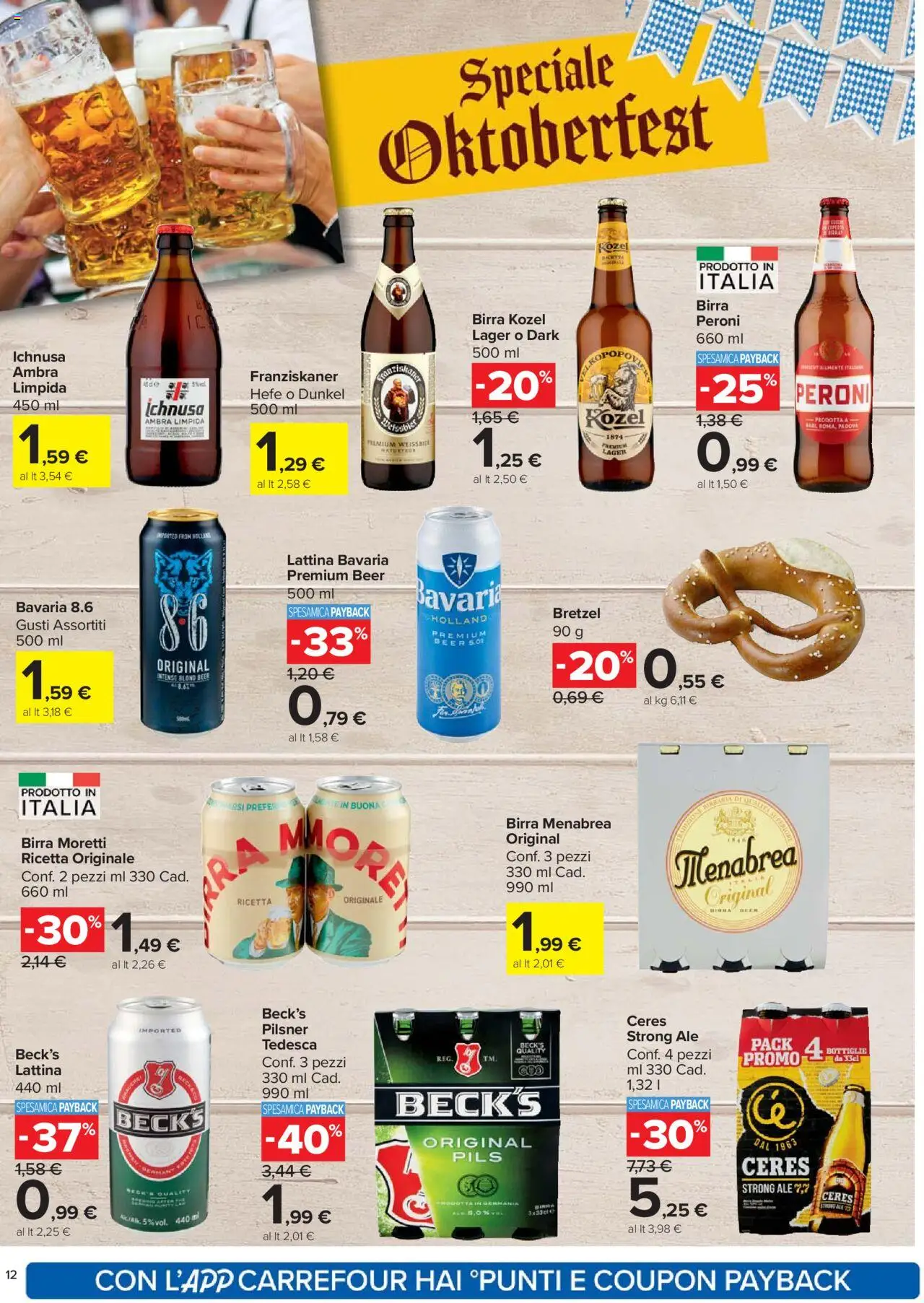 Volantino Carrefour del 15.09.2025 | Pagina: 12 | Prodotti: Bretzel, Tè, Ceres, The