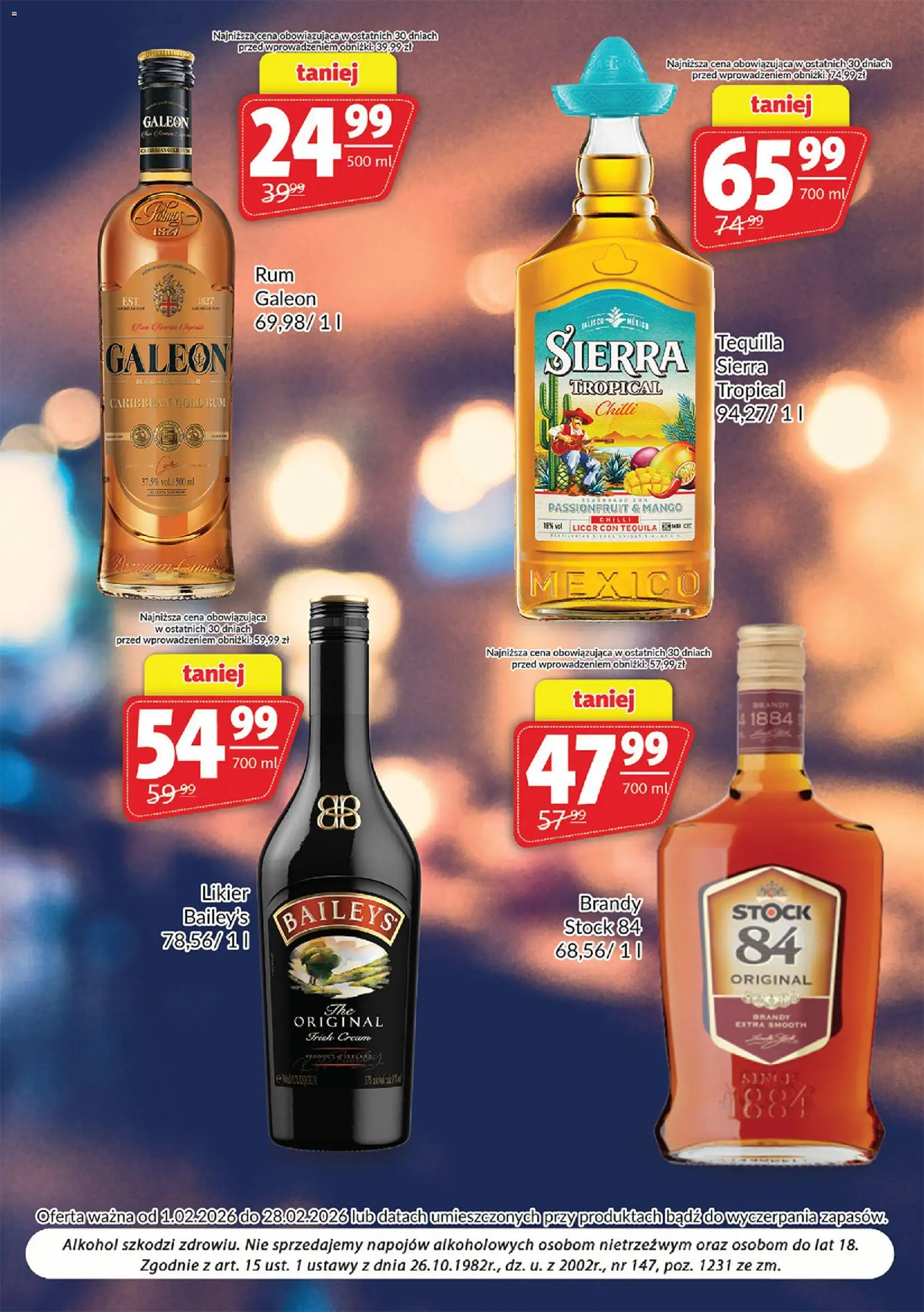 Prim Market Gazetka - Oferta alkoholowa od 01.02.2026 | Strona: 6 | Produkty: Mango, Tequila, Rum, Alkohol