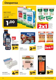 Vista previa Alimerka folleto Asturias válido desde el 06.04.2026 | Página: 10 | Productos: Leche desnatada, Leche, Queso fresco, Queso rallado