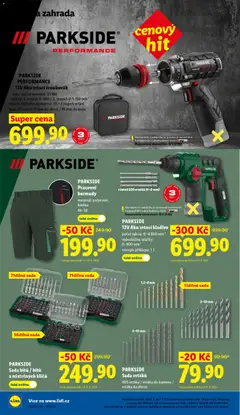 Náhled letáku PARKSIDE 12V Aku vrtací kladivo, počet úderů: 0-4 800 min⁻¹, volnoběžné otáčky: 0-900 min⁻¹, energie příklepu: 1 J od 30.04.2026 | Strana: 32