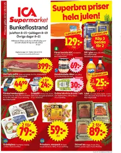 ICA Supermarket - Bunkeflostrand - Förhandsvisning av reklamblad från butik ICA Supermarket aktuell från 22.12.2025