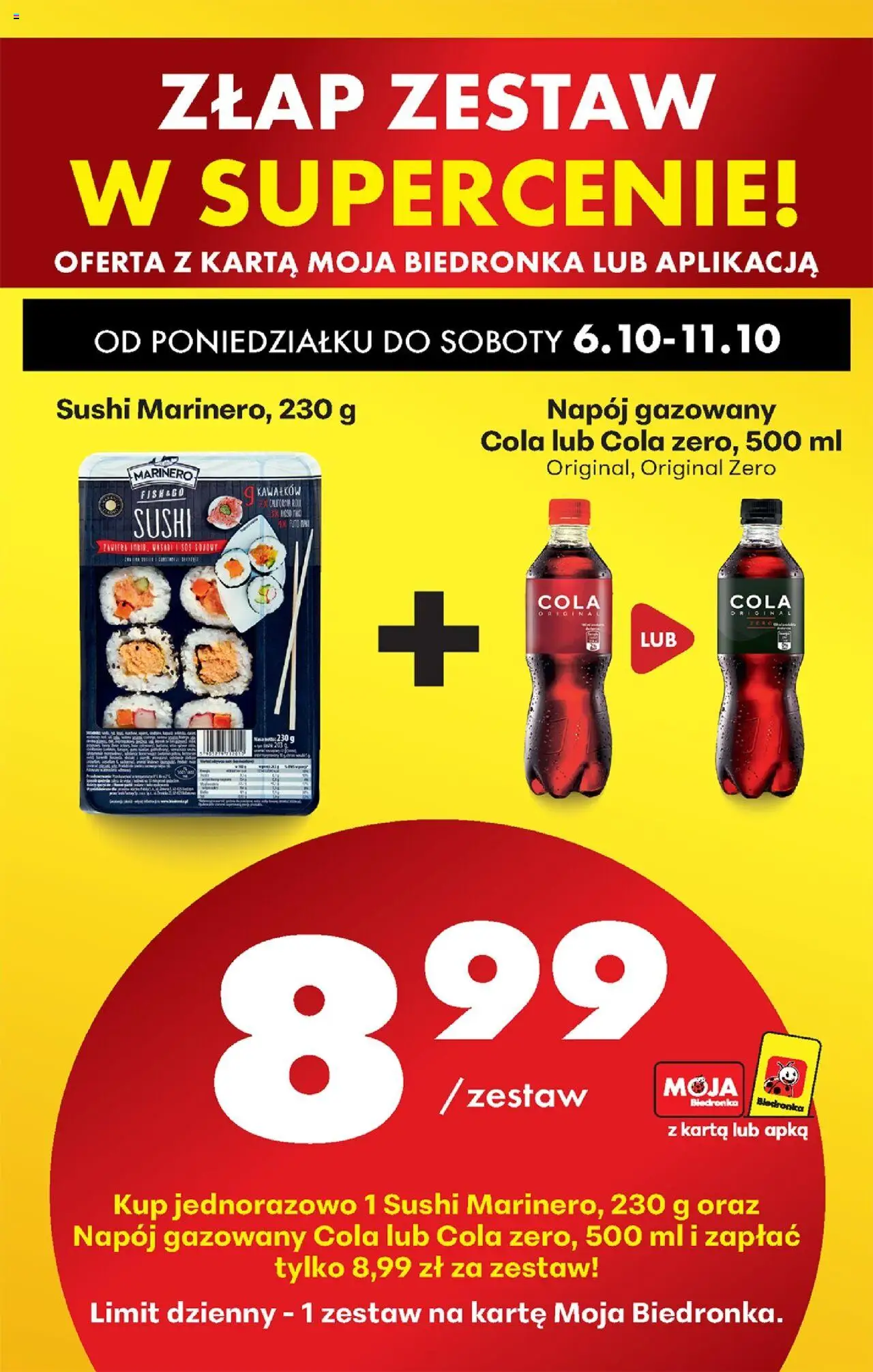 Biedronka gazetka od 06.10.2025 | Strona: 86 | Produkty: Karta, Sushi, Sos sojowy, Sos