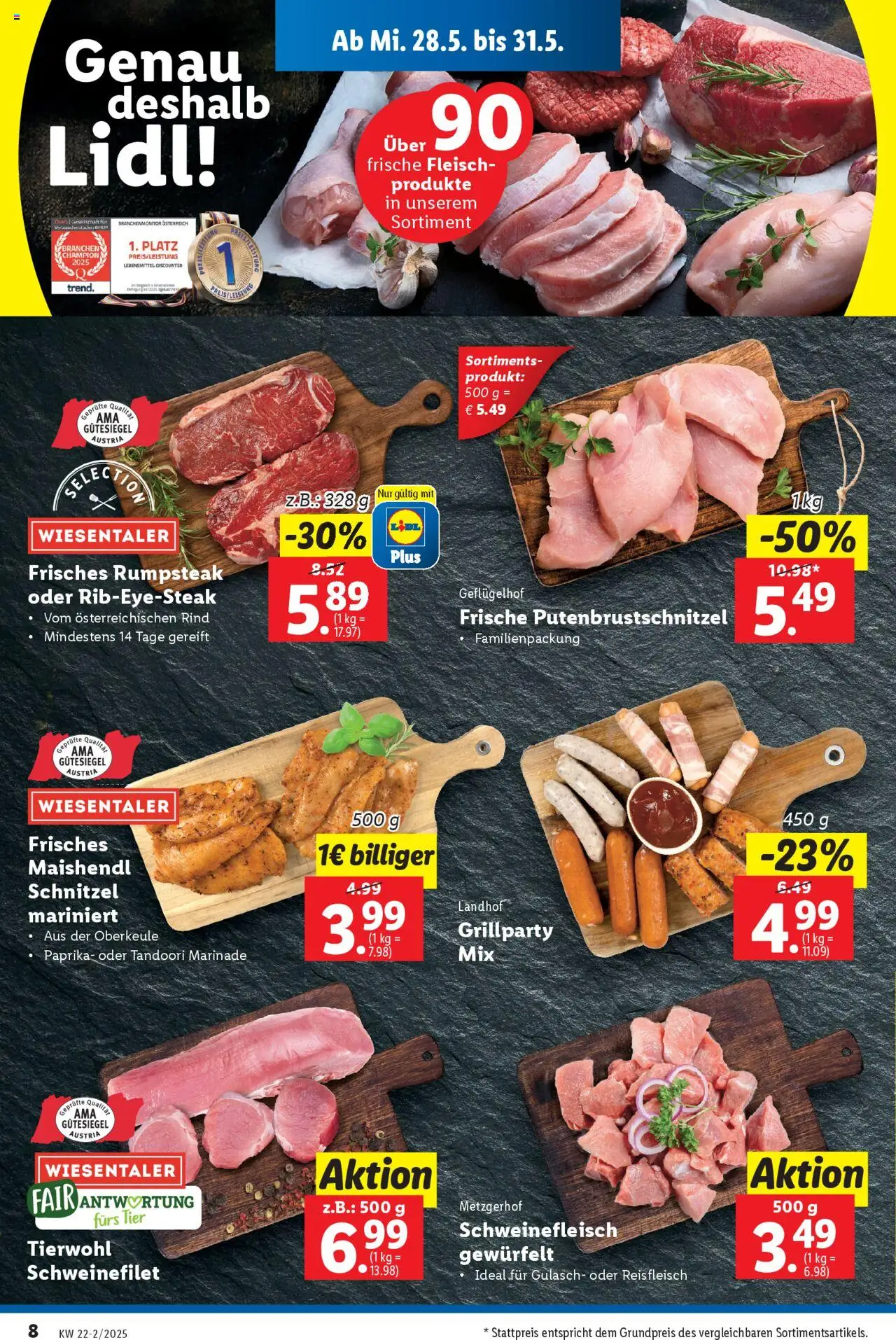 Lidl - Flugblatt gültig ab 28.05.2025 | Seite: 10 | Produkte: Libacomb, Schweinefleisch