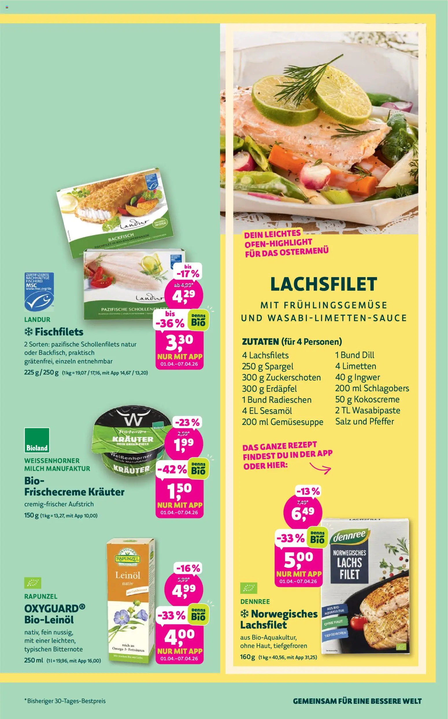 Denns BioMarkt Angebote gültig ab 25.03.2026 | Seite: 3 | Produkte: Salz, Pfeffer, Dill, Milch