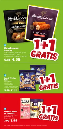 Lamb Weston Friet, Alle zakken à 600-750 gram Prijsvoorbeeld: Twister seasoned fries, 2 zakken à 600 gram - Voorbeeld van een folder van Plus, geldig van 18.03.2026 | Pagina: 11 | Producten: Vest, Kan, Friet, Oven