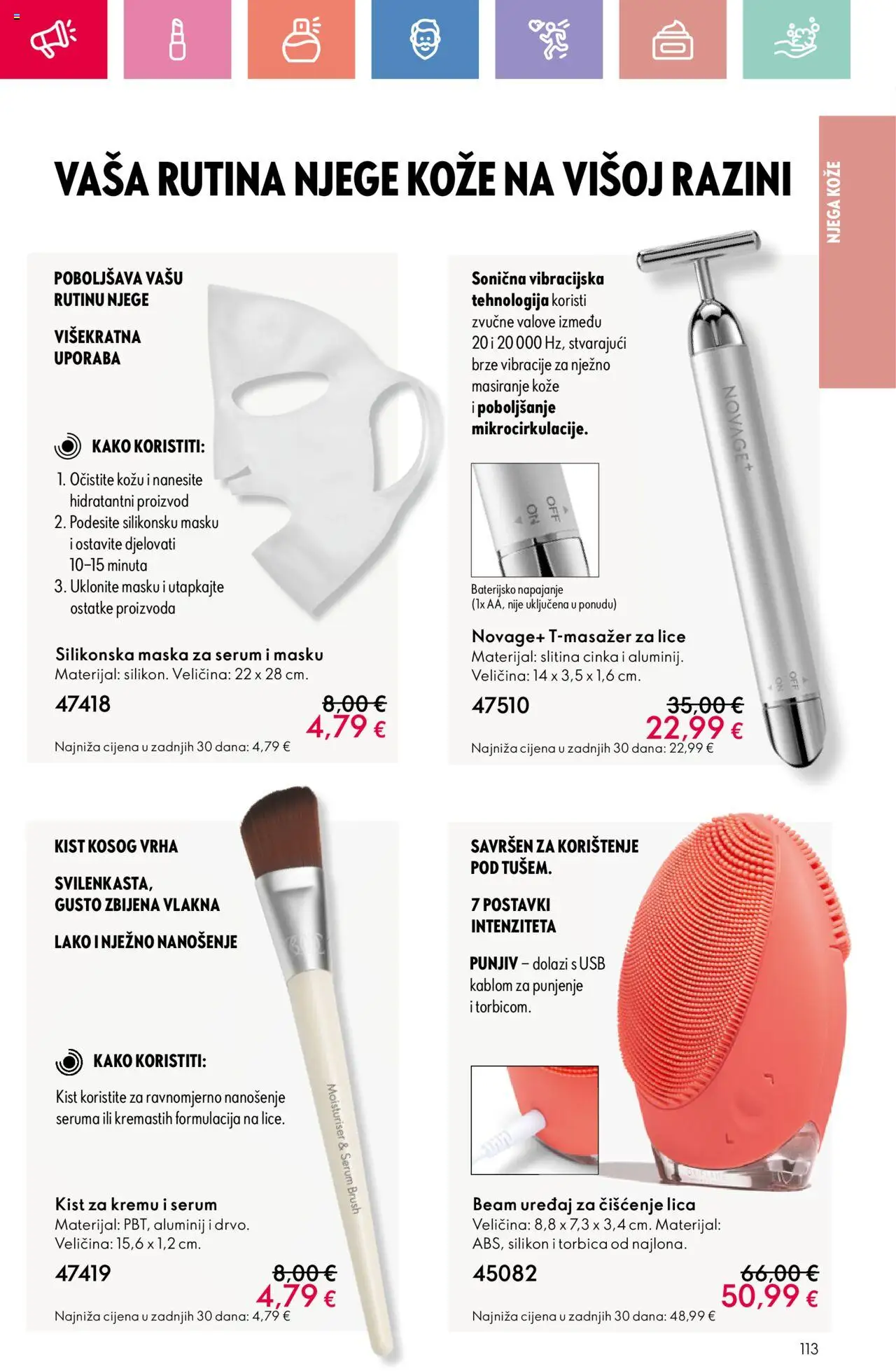 Oriflame katalog | vrijedi od 03.08.2025 | Stranica: 113 | Proizvodi: Kist, Maska, Torbica, USB