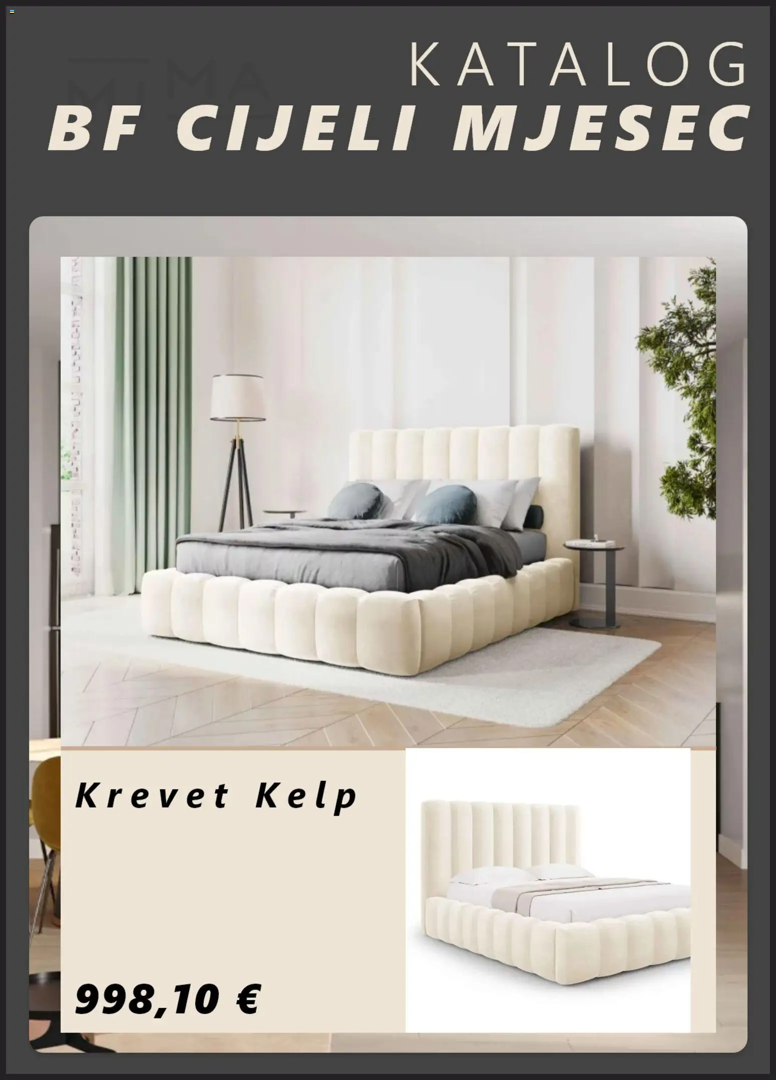 Mima namještaj katalog | vrijedi od 03.11.2025 | Stranica: 6 | Proizvodi: Krevet