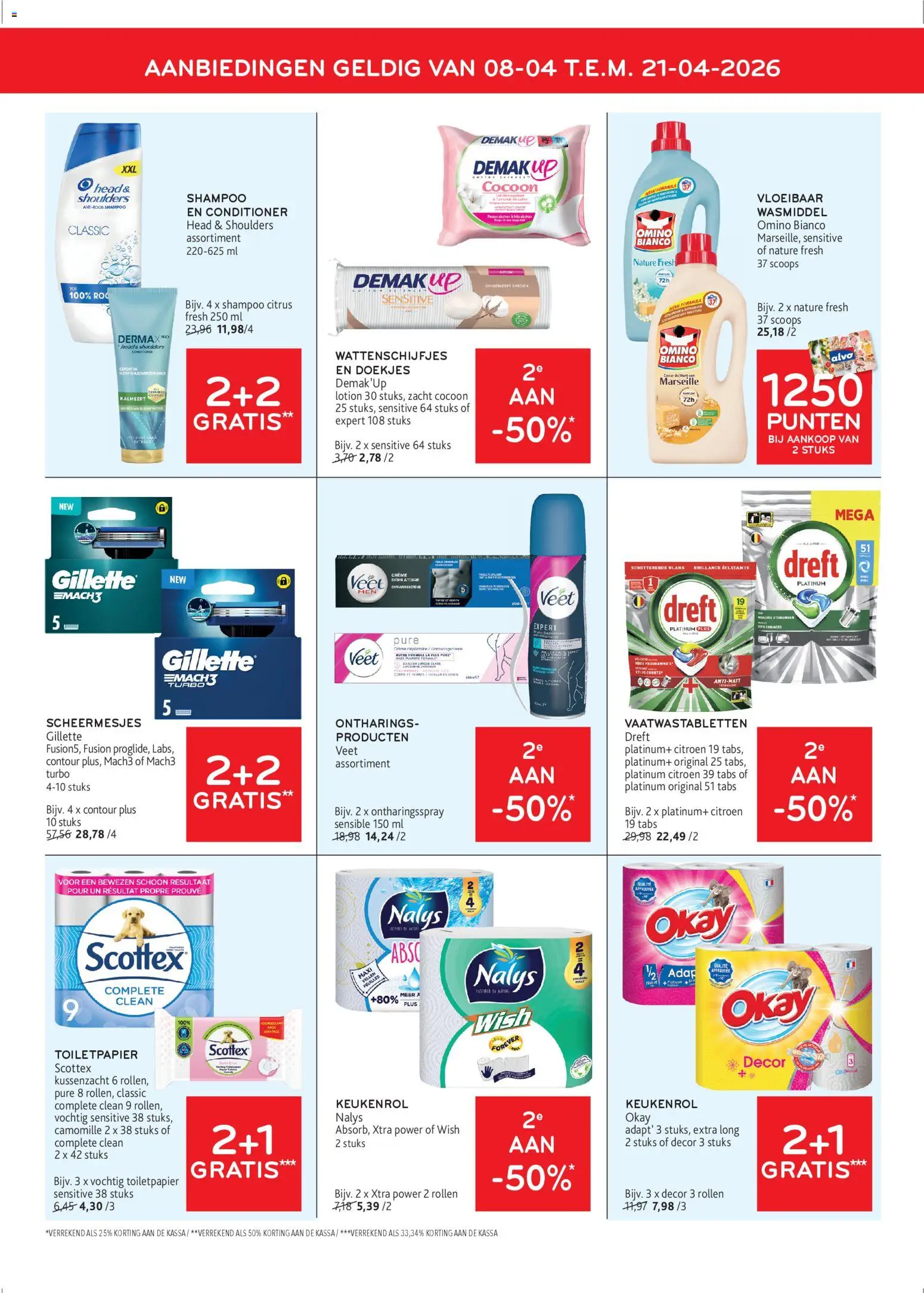 {H1} | Pagina: 12 | Producten: Libacomb, Toiletpapier, Shampoo, Citroen