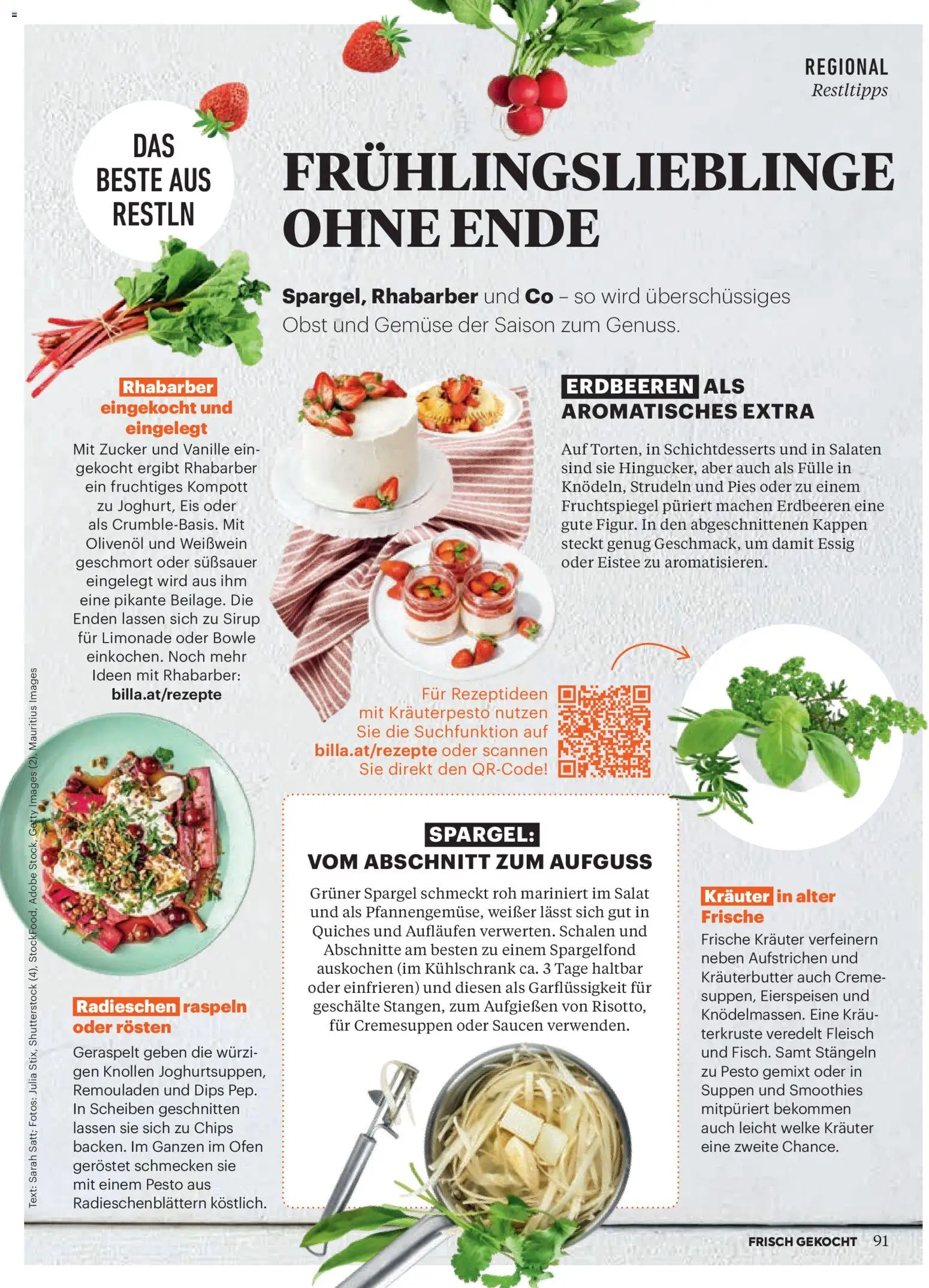 Billa Frisch Gekocht gültig ab 01.05.2026 | Seite: 91 | Produkte: Chips, Obst, Kühlschrank, Creme