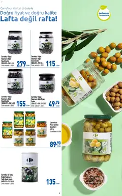 15.01.2026 tarihinden itibaren geçerli olan CarrefourSA kataloğu önizlemesi | Sayfa: 6 | Ürünler: Zeytin