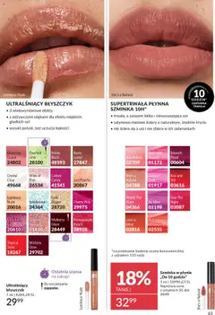 Avon Katalog 09 2025 od 01.09.2025 | Strona: 65 | Produkty: Szminka, Błyszczyk