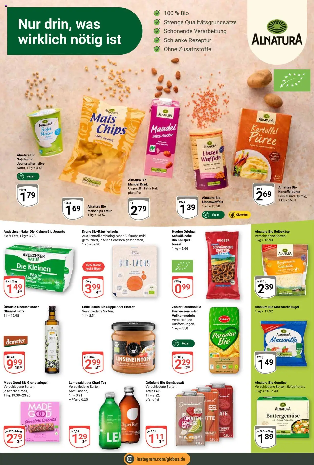 Globus Prospekt 	 - gültig ab dem 28.07.2025 | Seite: 11 | Produkte: Mozzarella, Tomaten, Lachs, Reibekase