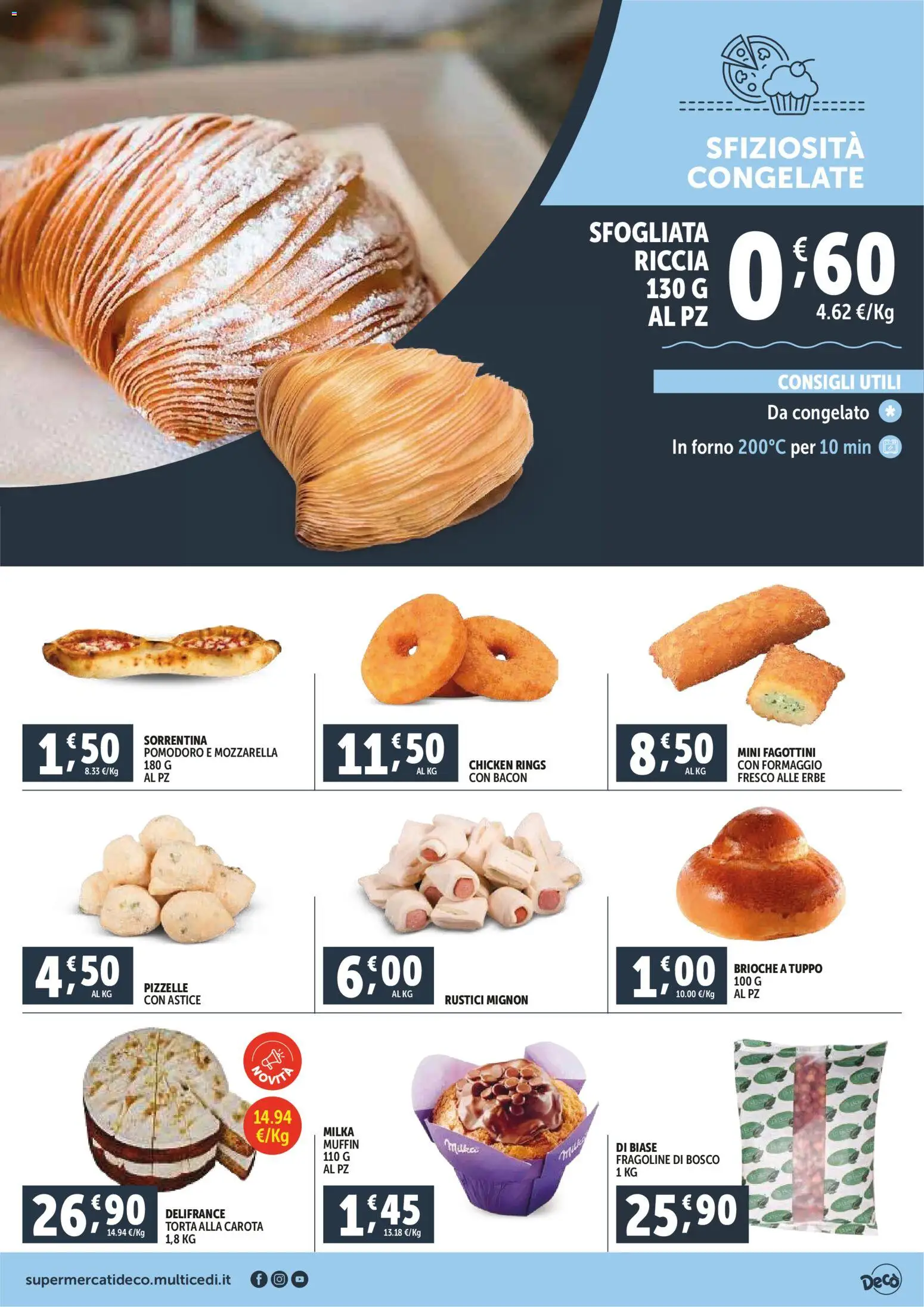 Volantino Decò del 30.01.2026 | Pagina: 5 | Prodotti: Pomodoro, Muffin, Torta, Rustici