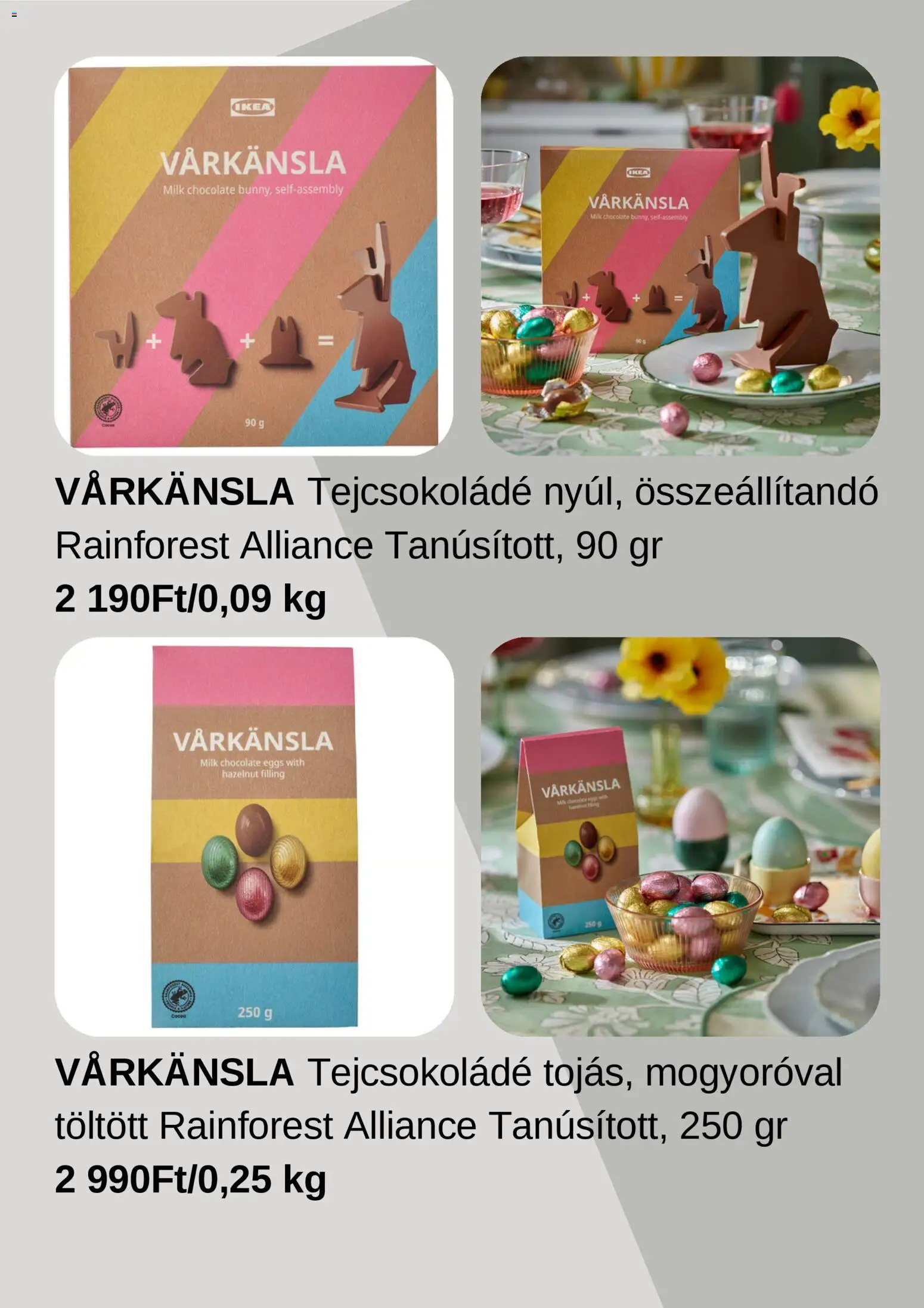 IKEA akciós ujság - amely érvényes a következő dátumtól: 17.03.2026 | Oldal: 4 | Termékek: Tejcsokoládé