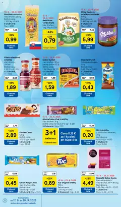 Nové Tesco akcie – leták je platný od 17.09.2025 | Strana: 22