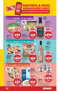 PENNY akciós ujság - amely érvényes a következő dátumtól: 17.07.2025 | Oldal: 23