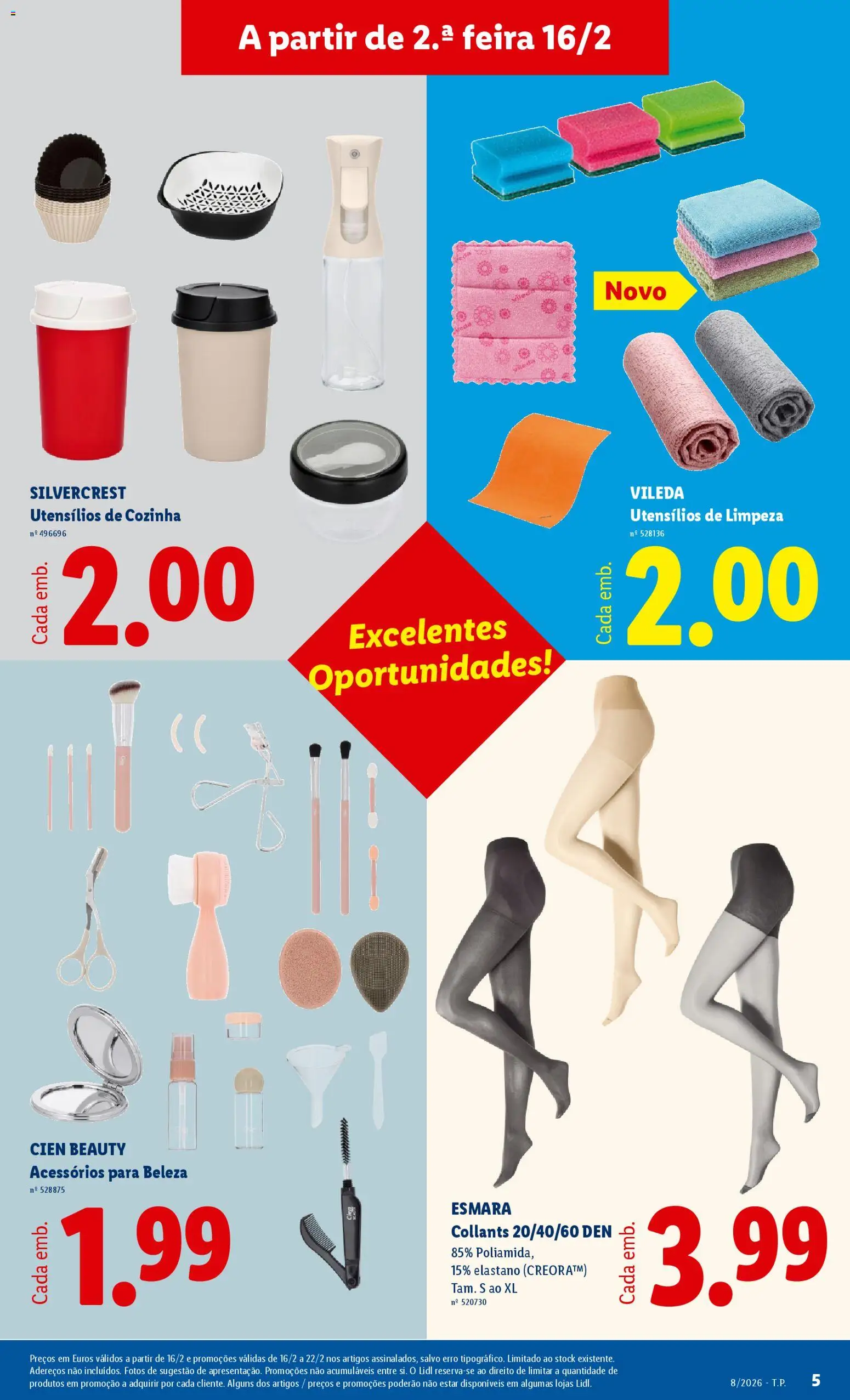 Lidl Novidades │ válido de 16.02.2026 | Página: 5 | Produtos: Collants