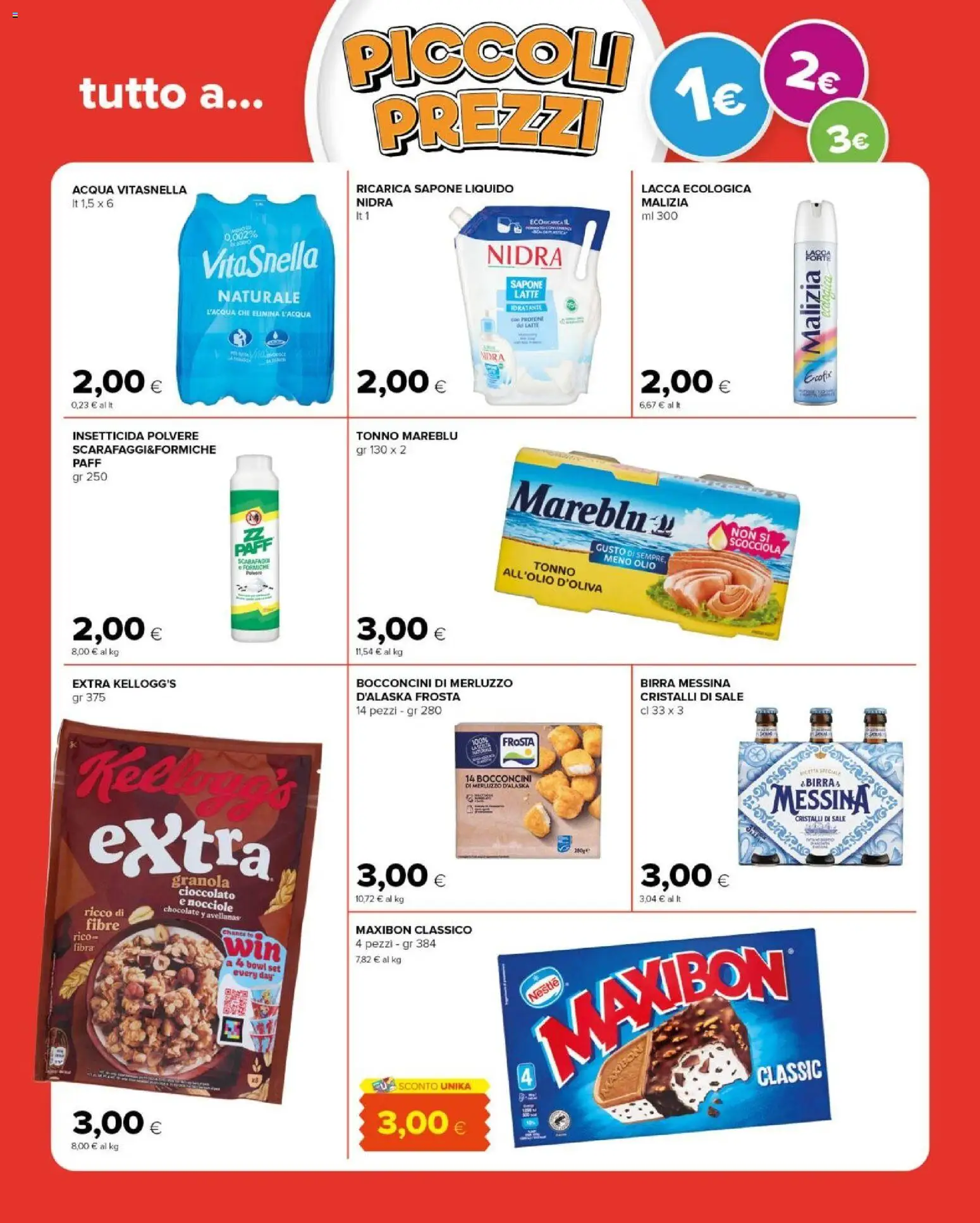 Volantino Tigre del 22.04.2026 | Pagina: 10 | Prodotti: Birra, Acqua, Latte, Tonno