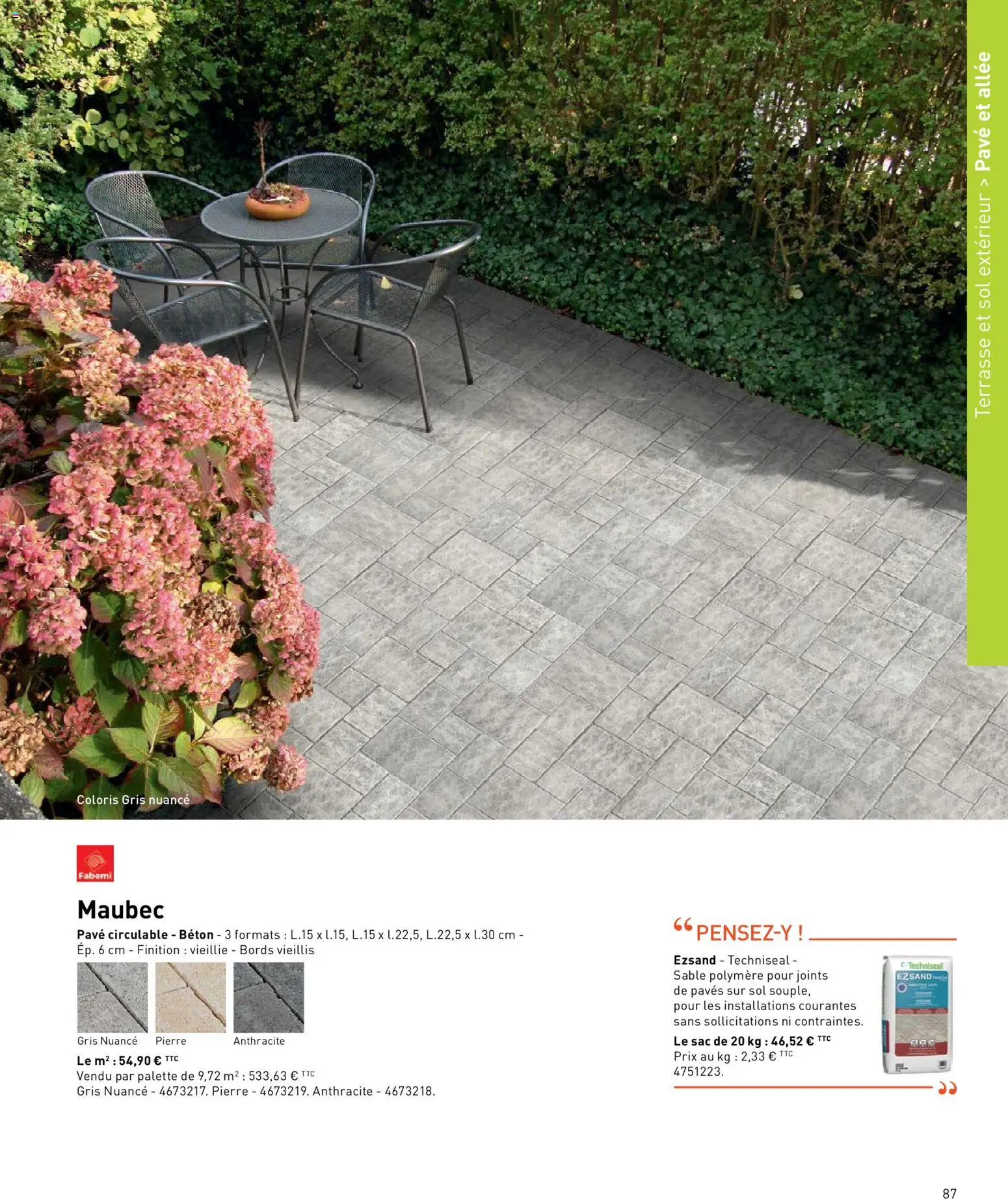 {H1} | Page: 87 | Produits: Sac