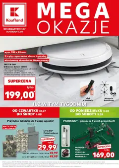Pogląd oferty "Kaufland gazetka - Mega okazje" - ważna od 31.07.2025