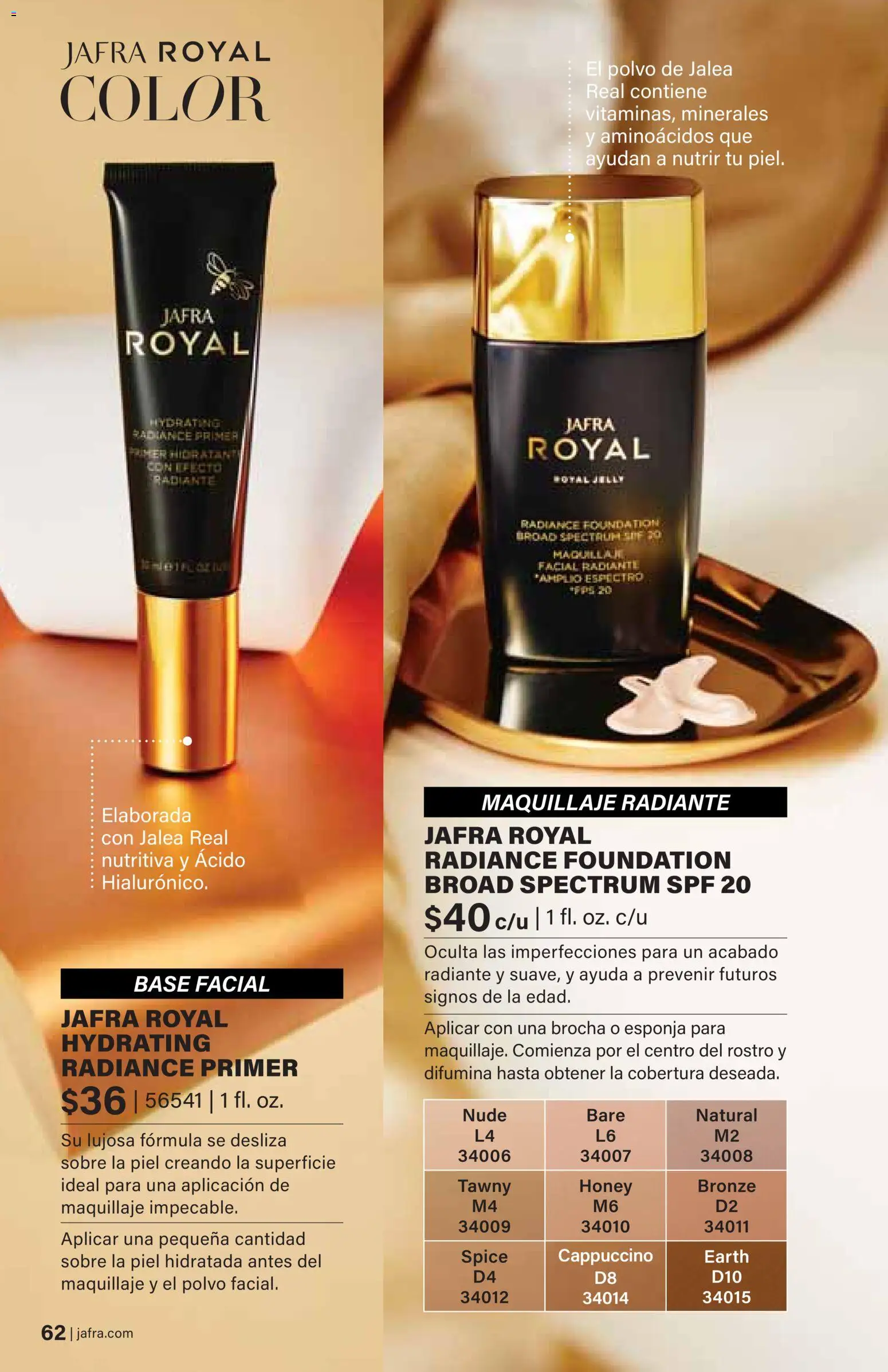 JAFRA - Catálogo de productos Primavera/Verano 2026 │ válido desde el 01.02.2026 | Página: 62 | Productos: Esponja, Maquillaje, Polvo, Brocha