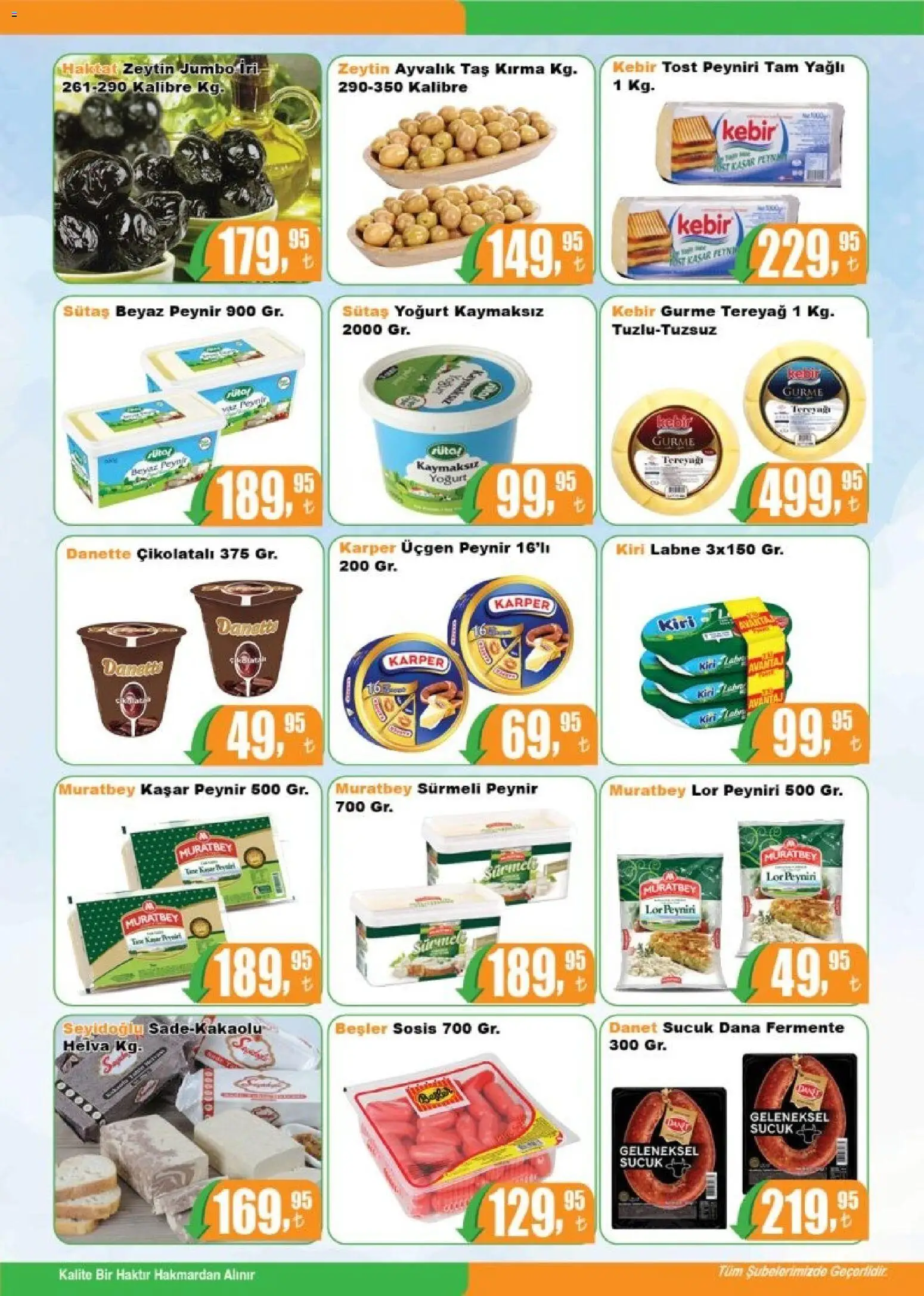 Hakmar Katalog - 12.12.2025 tarihinden itibaren geçerlidir | Sayfa: 2 | Ürünler: Yoğurt, Sosis, Zeytin, Sucuk