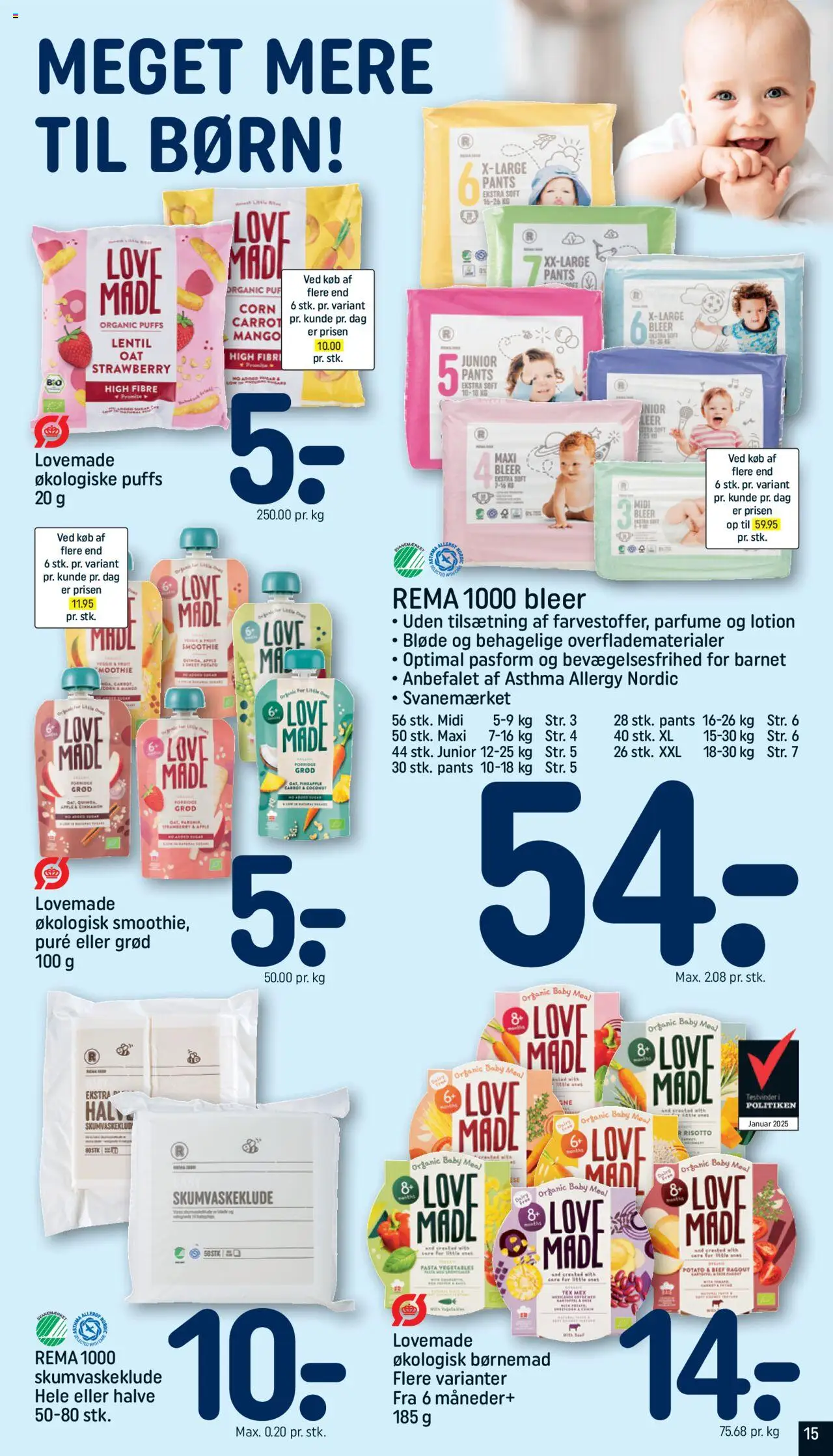 Rema 1000 tilbudsavis – gyldig fra 19.10.2025 | Side: 15 | Produkter: Parfume, Mango, Smoothie, Puf