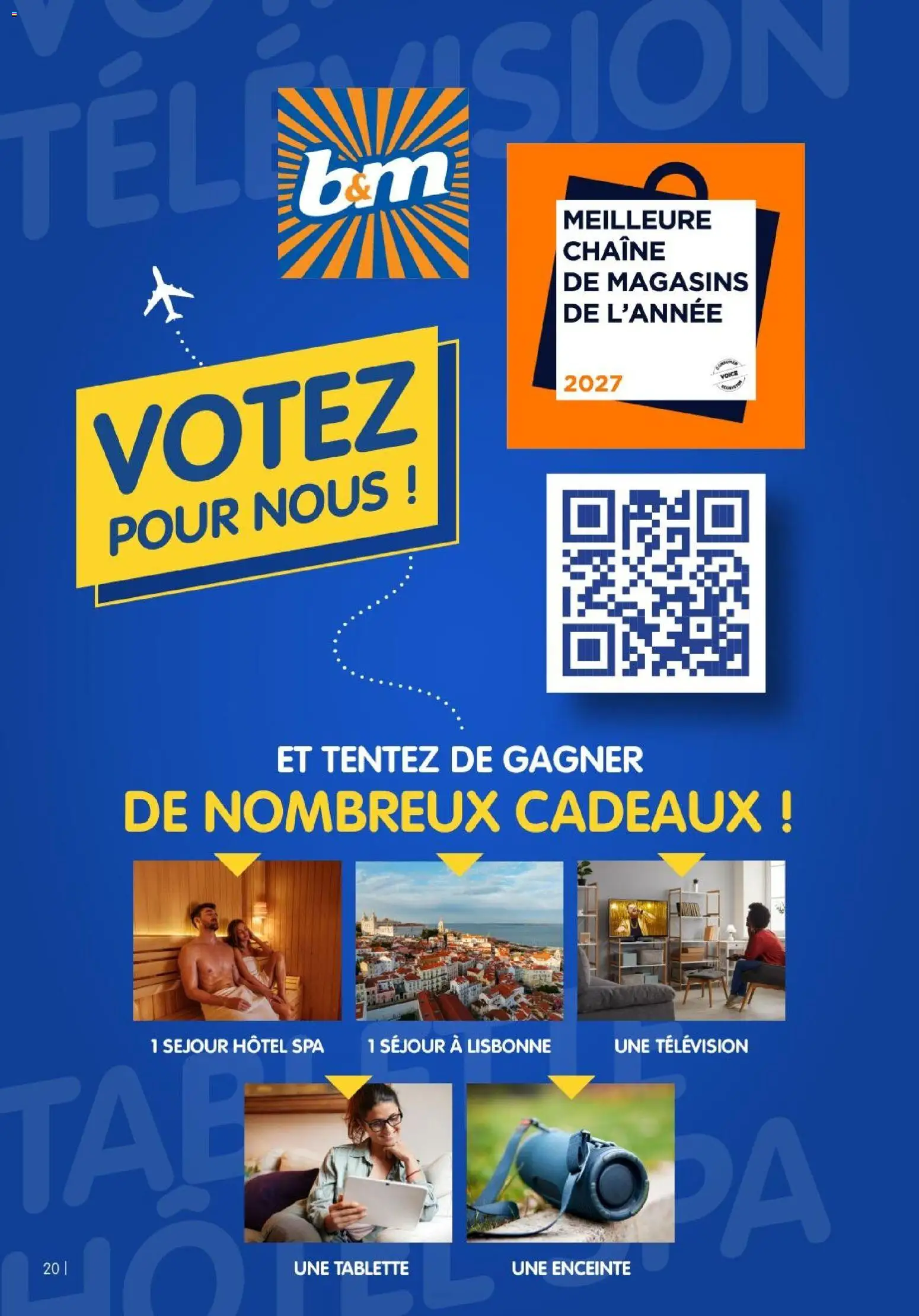 {H1} | Page: 20 | Produits: Tablette, Télévision, Enceinte