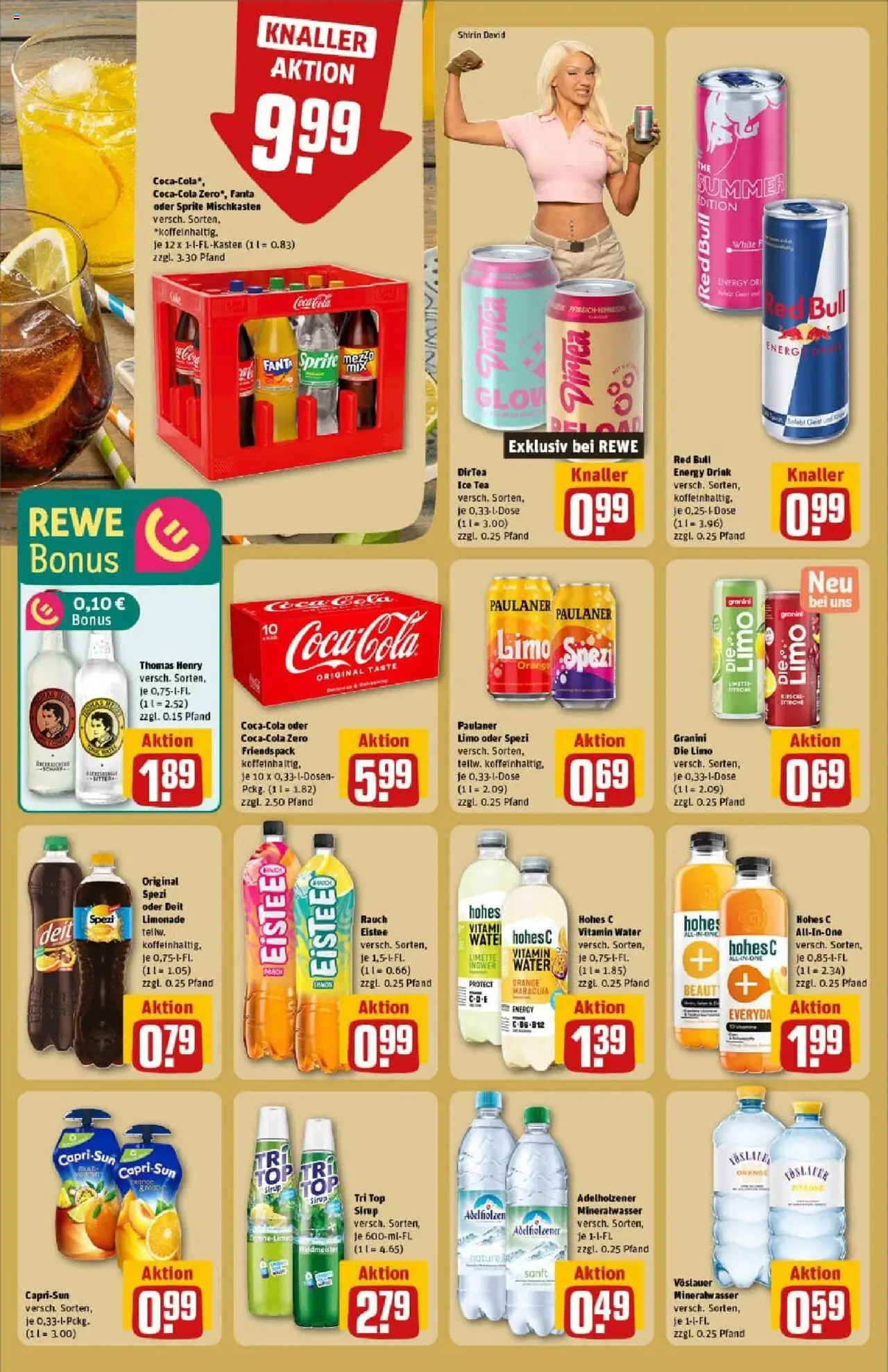 Rewe prospekt Weimar / Schöndorf	 - gültig ab dem 13.07.2025 | Seite: 24 | Produkte: Cola, Adelholzener, Limette, Granini die limo