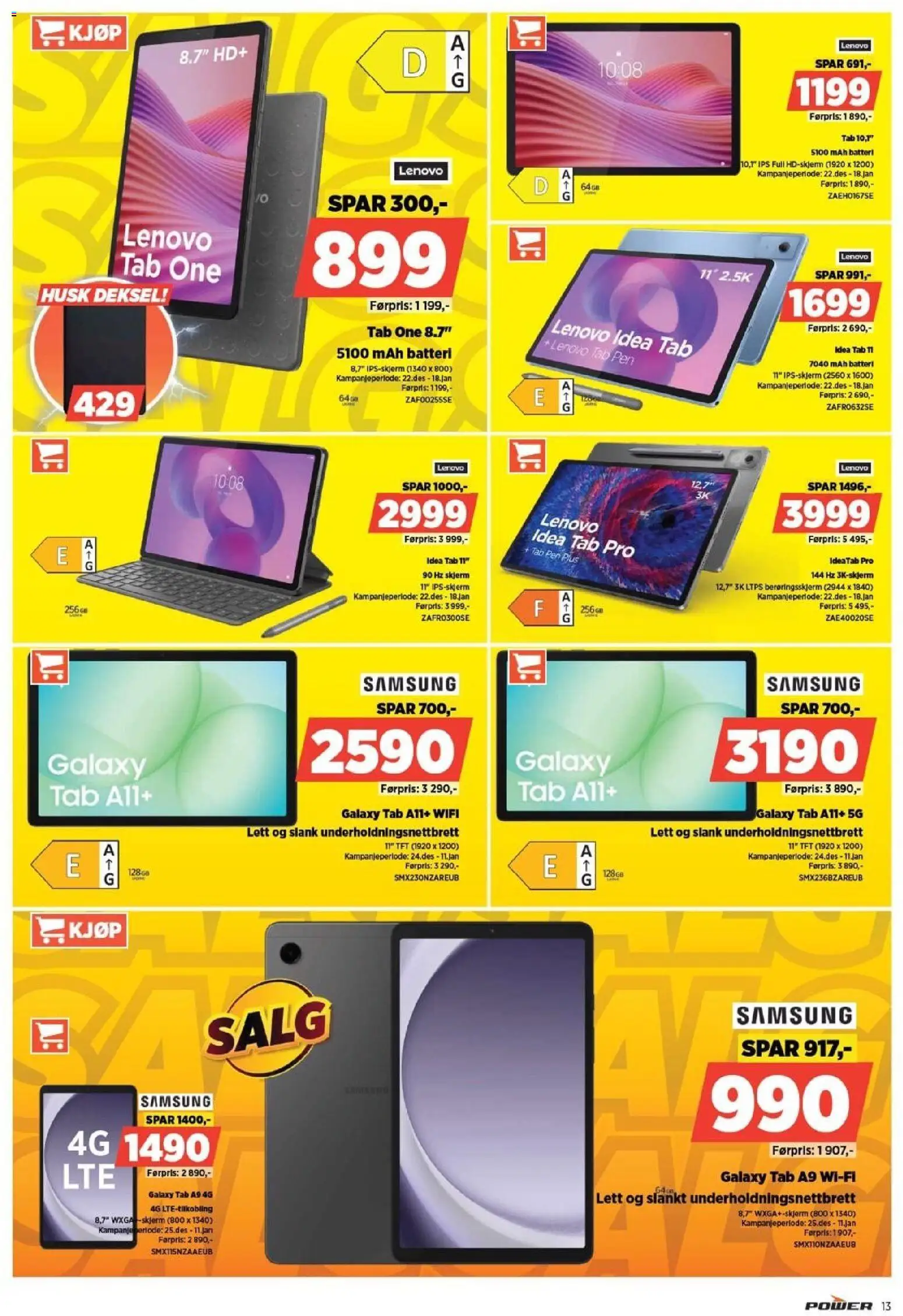 {H1} | Side: 13 | Produkter: Skjerm, Суміш дитяча, Batteri