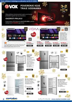 Metalac Market katalog - pregled Metalac Market kataloga - važi od 01.01.2026 | Strana: 8 | Proizvode: Video, Frižider