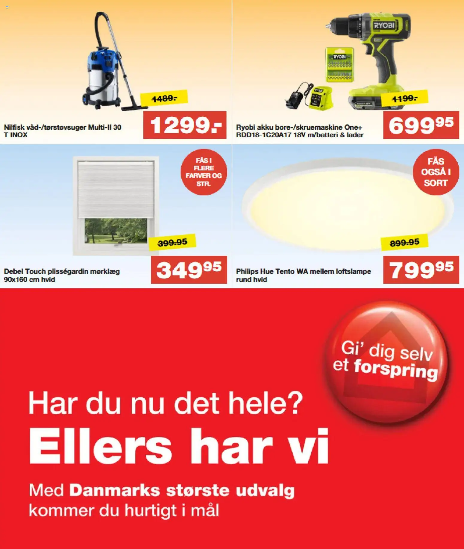 Bauhaus tilbudsavis – gyldig fra 16.01.2026 | Side: 5 | Produkter: Philips Hue, Hue, Plisségardin