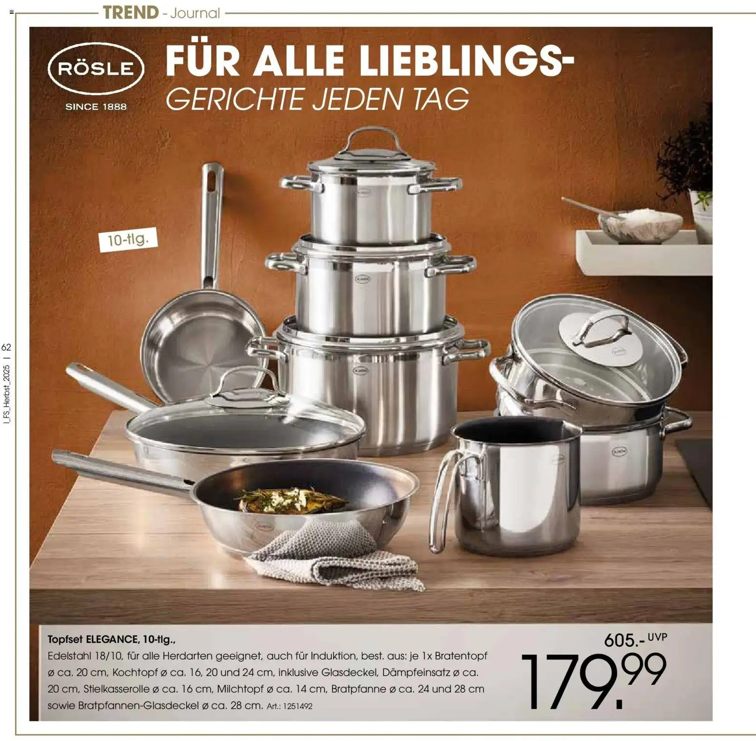 Zurbrüggen - Zurbrüggen: Raum für neue Lieblingsstücke – gültig ab 19.10.2025 | Seite: 62