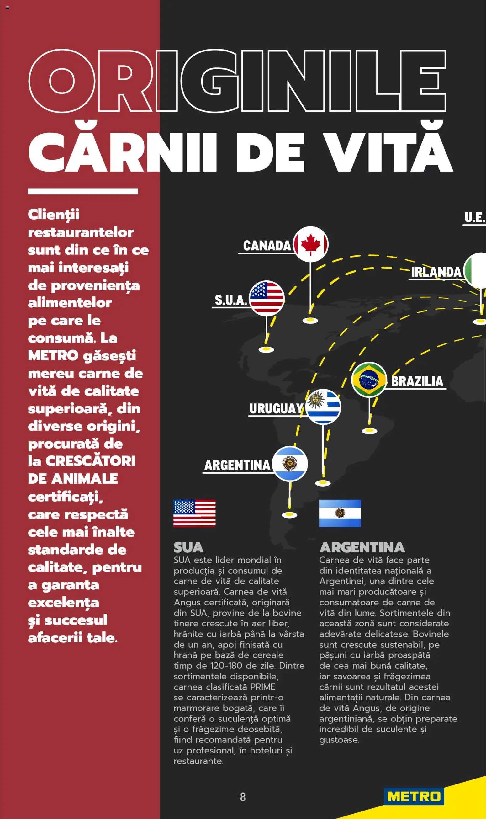 Noul catalog Metro – valabil de la 03.06.2025 | Pagină: 8 | Produse: Carne De Vită, Cereale