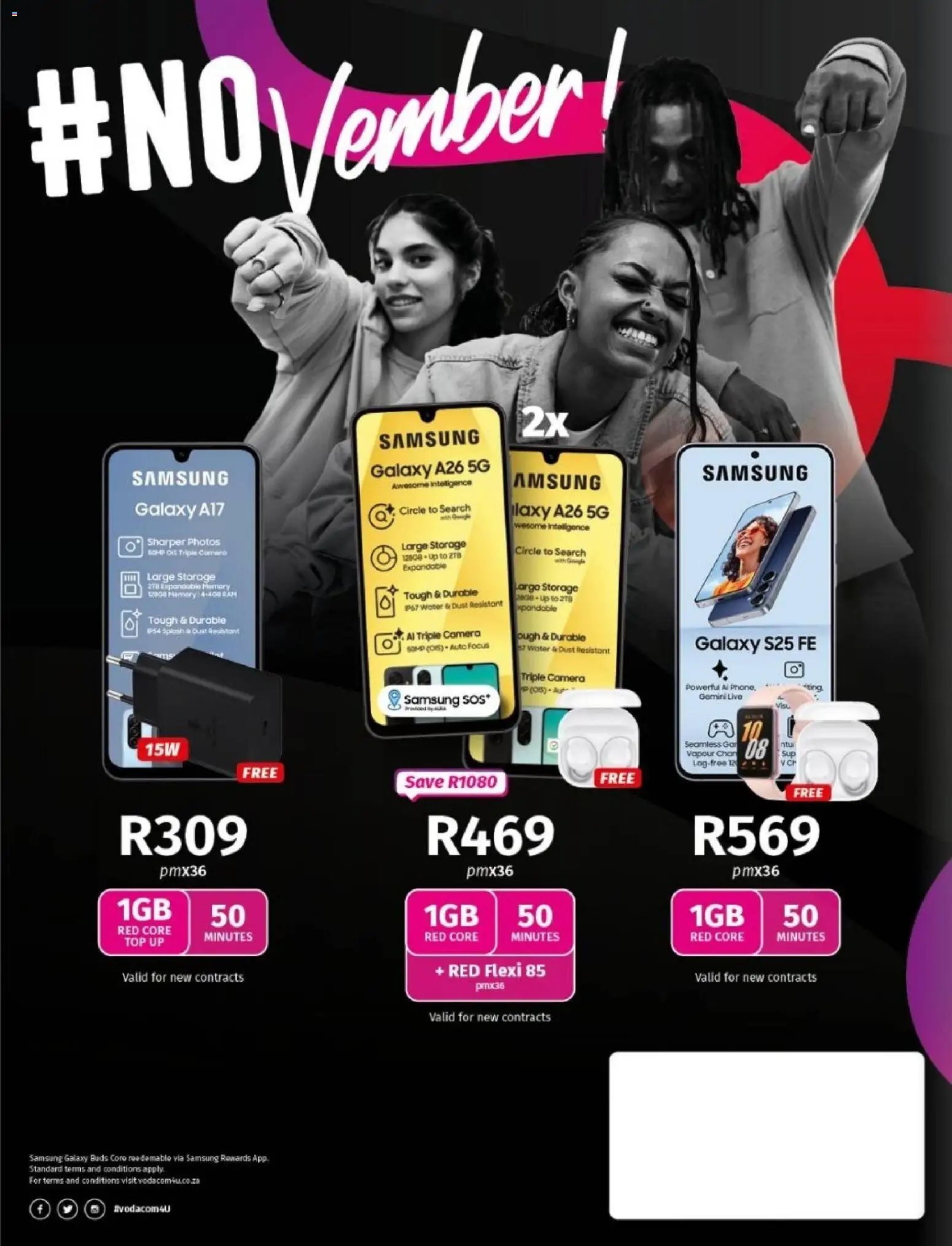 New Vodacom catalogue – valid from 04.11.2025 | Page: 31 | Products: Camera, Oil, Water